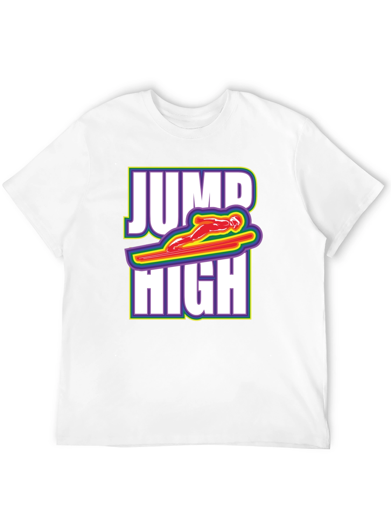 Jump High Graphic Tee - Black