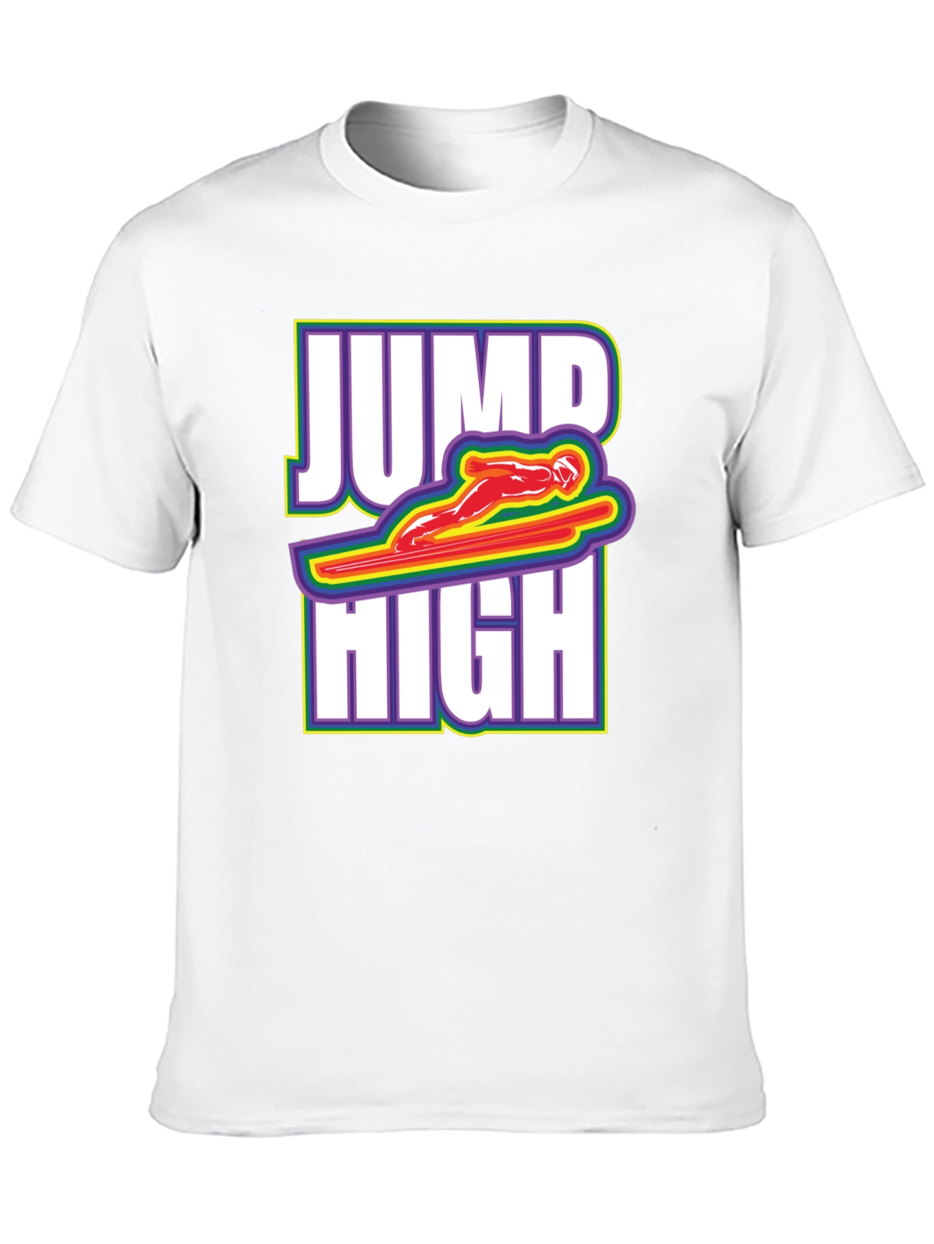 Jump High Graphic Tee - Black