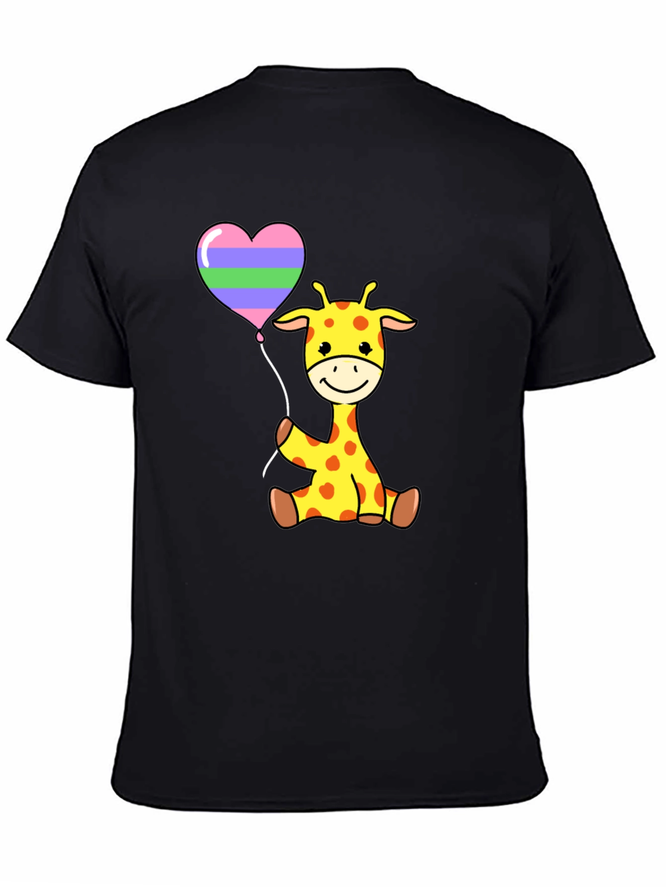 Cute Giraffe with Balloon T-Shirt