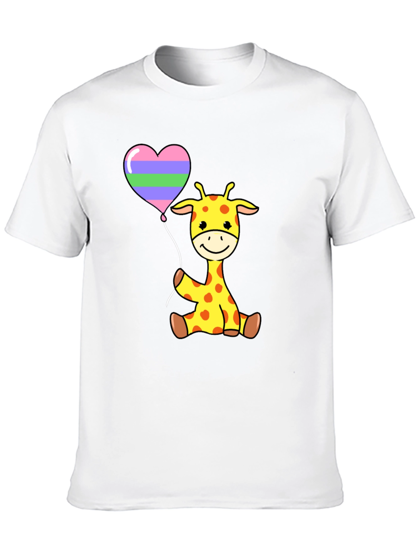 Cute Giraffe with Balloon T-Shirt