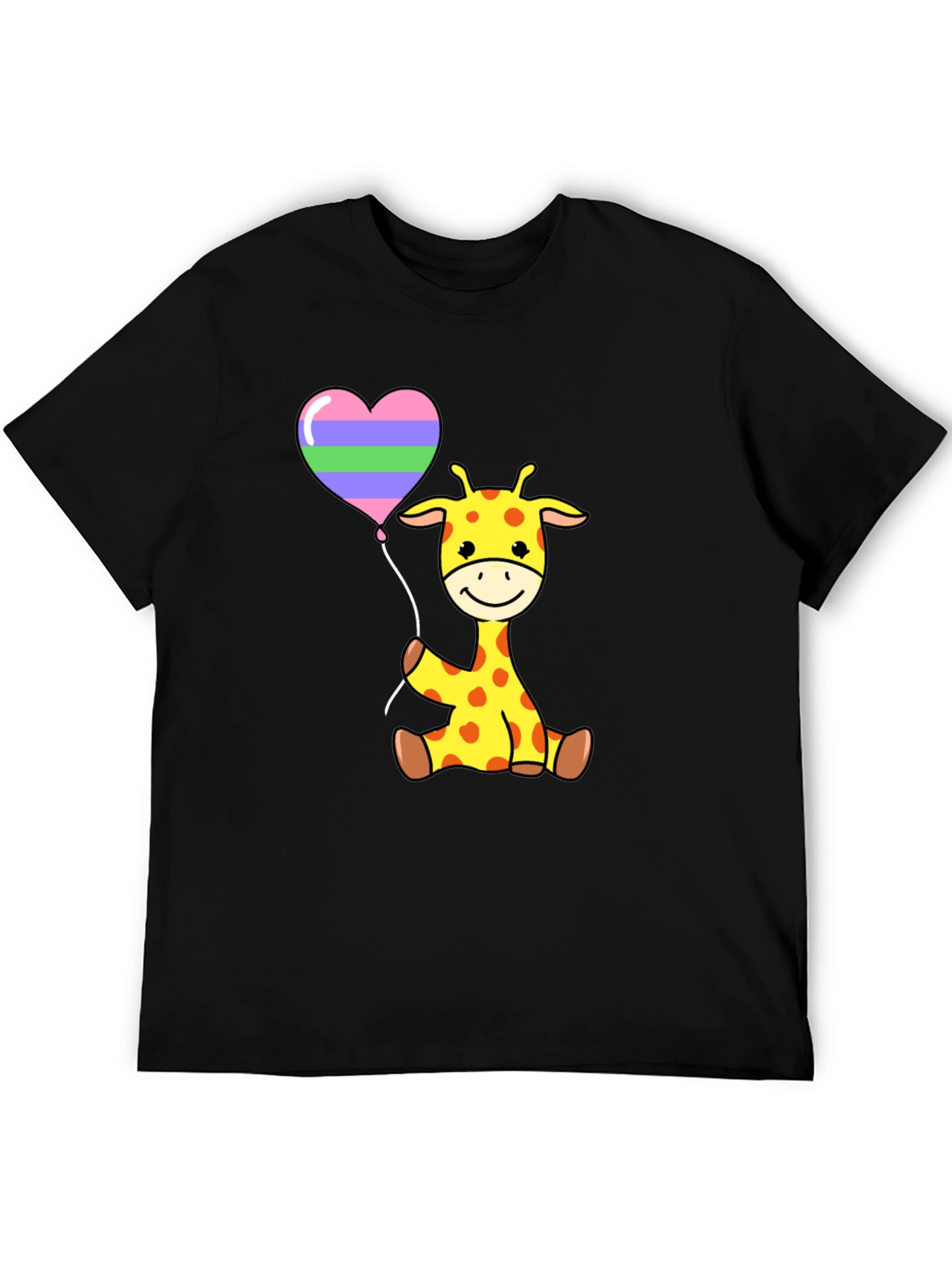 Cute Giraffe with Balloon T-Shirt