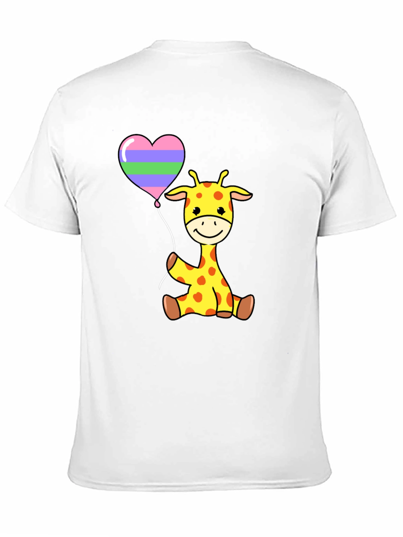 Cute Giraffe with Balloon T-Shirt