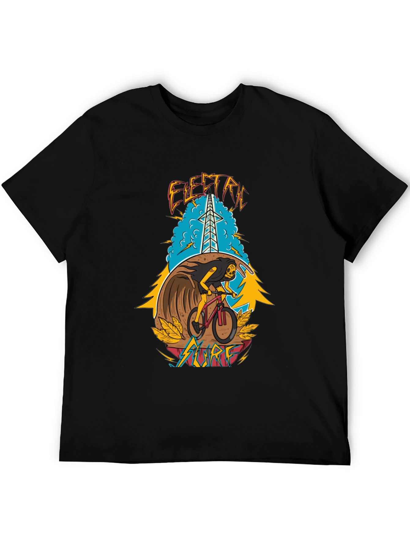 Electric Surf Graphic T-Shirt
