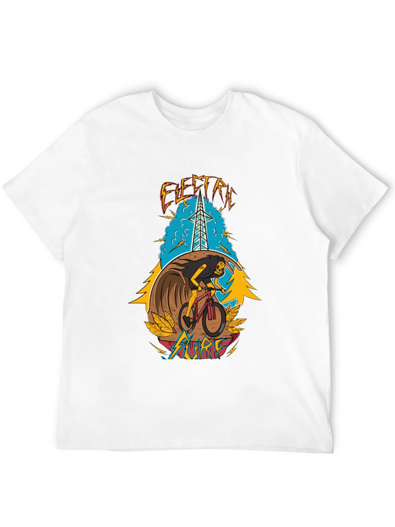 Electric Surf Graphic T-Shirt