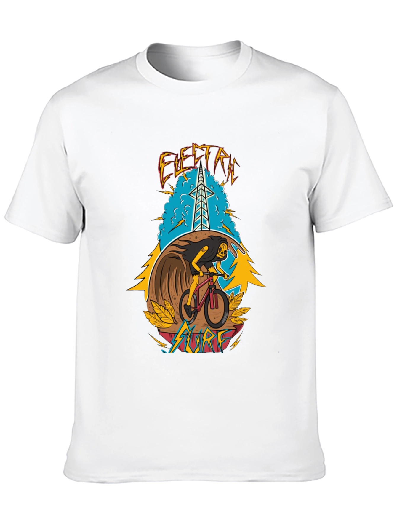 Electric Surf Graphic T-Shirt