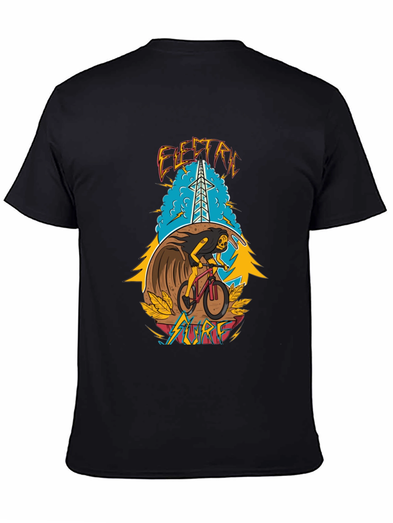 Electric Surf Graphic T-Shirt