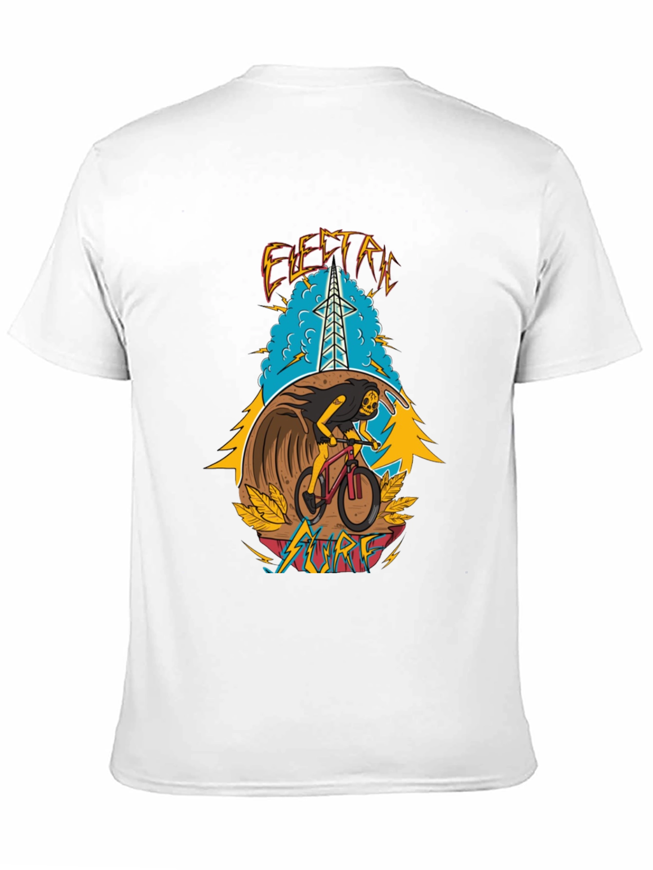 Electric Surf Graphic T-Shirt