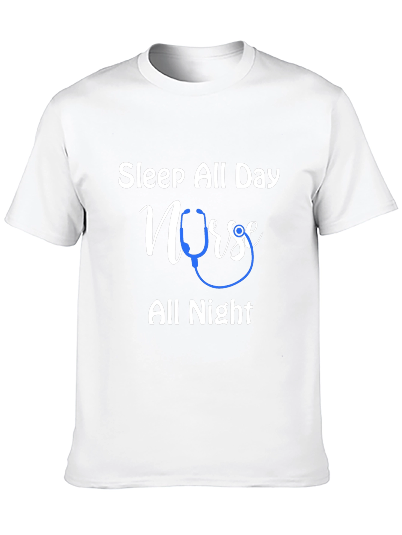 Sleep All Day Nurse All Night Graphic Tee
