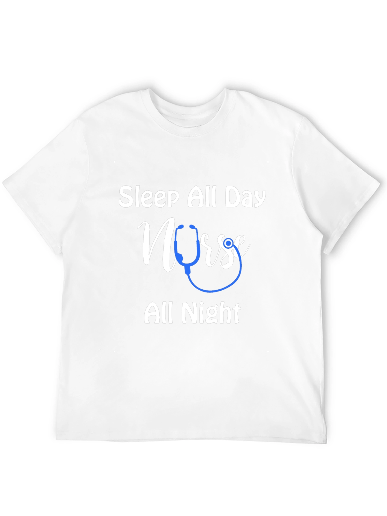 Sleep All Day Nurse All Night Graphic Tee