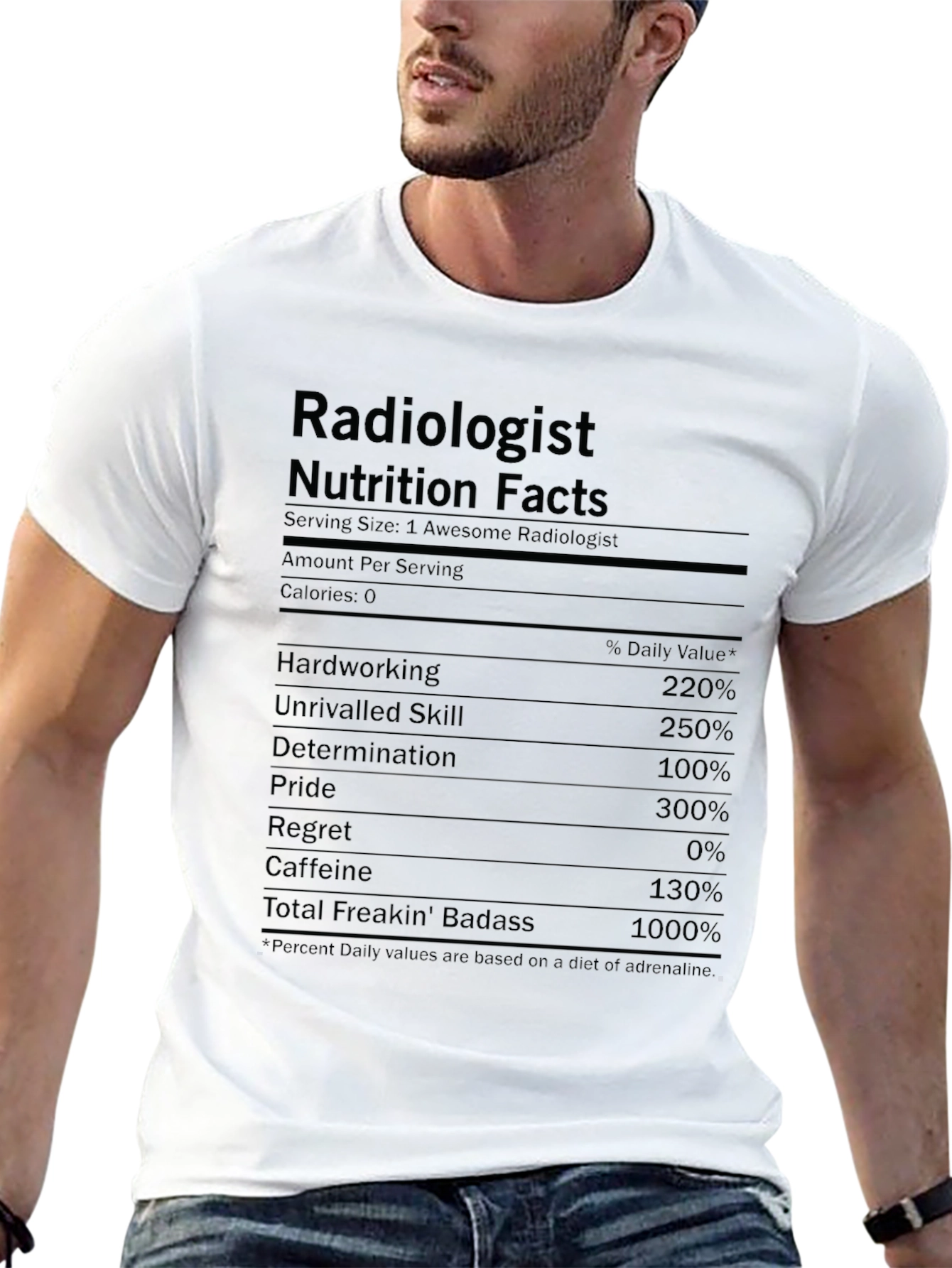 Radiologist Nutrition Facts T-Shirt