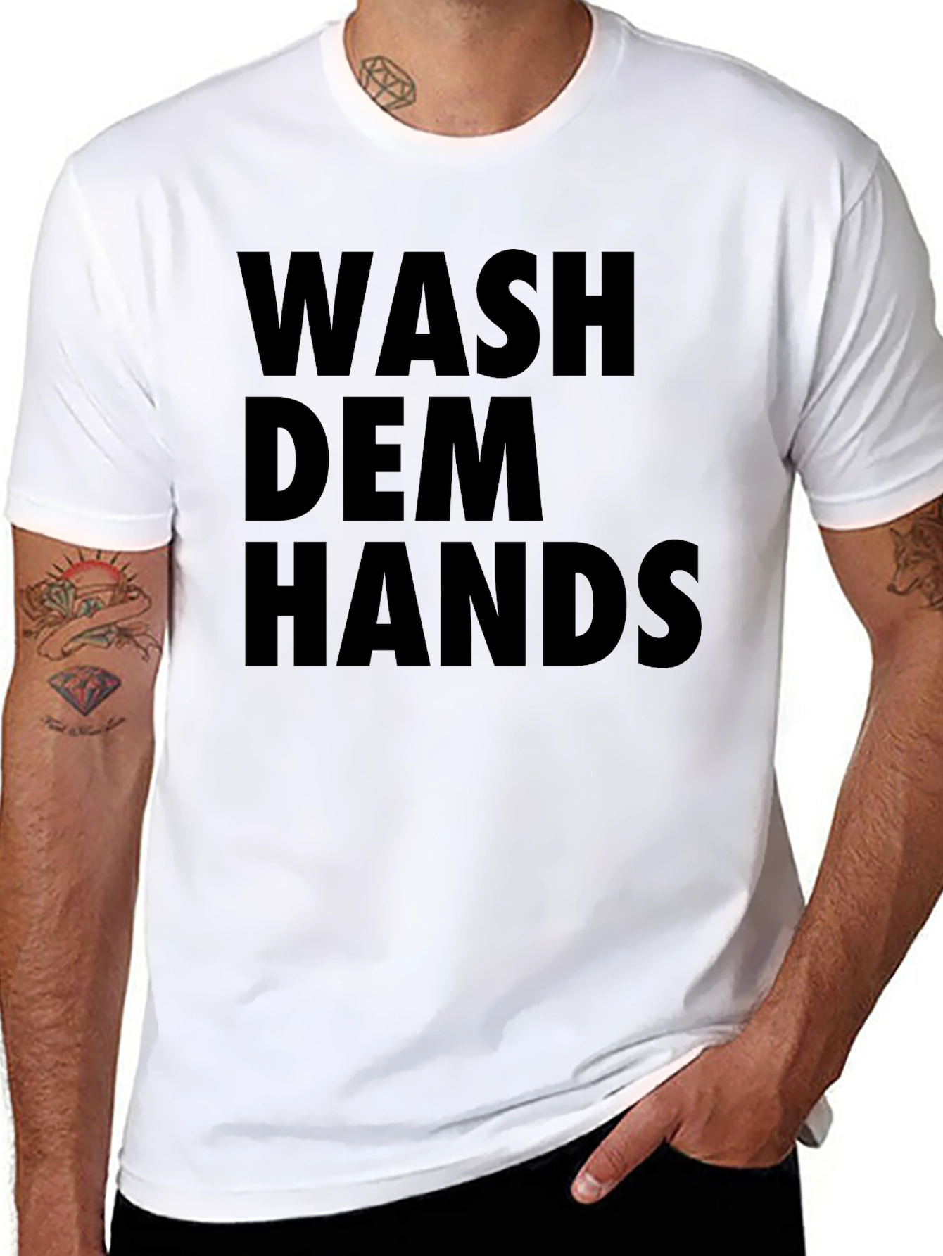 Wash Dem Hands Graphic T-Shirt
