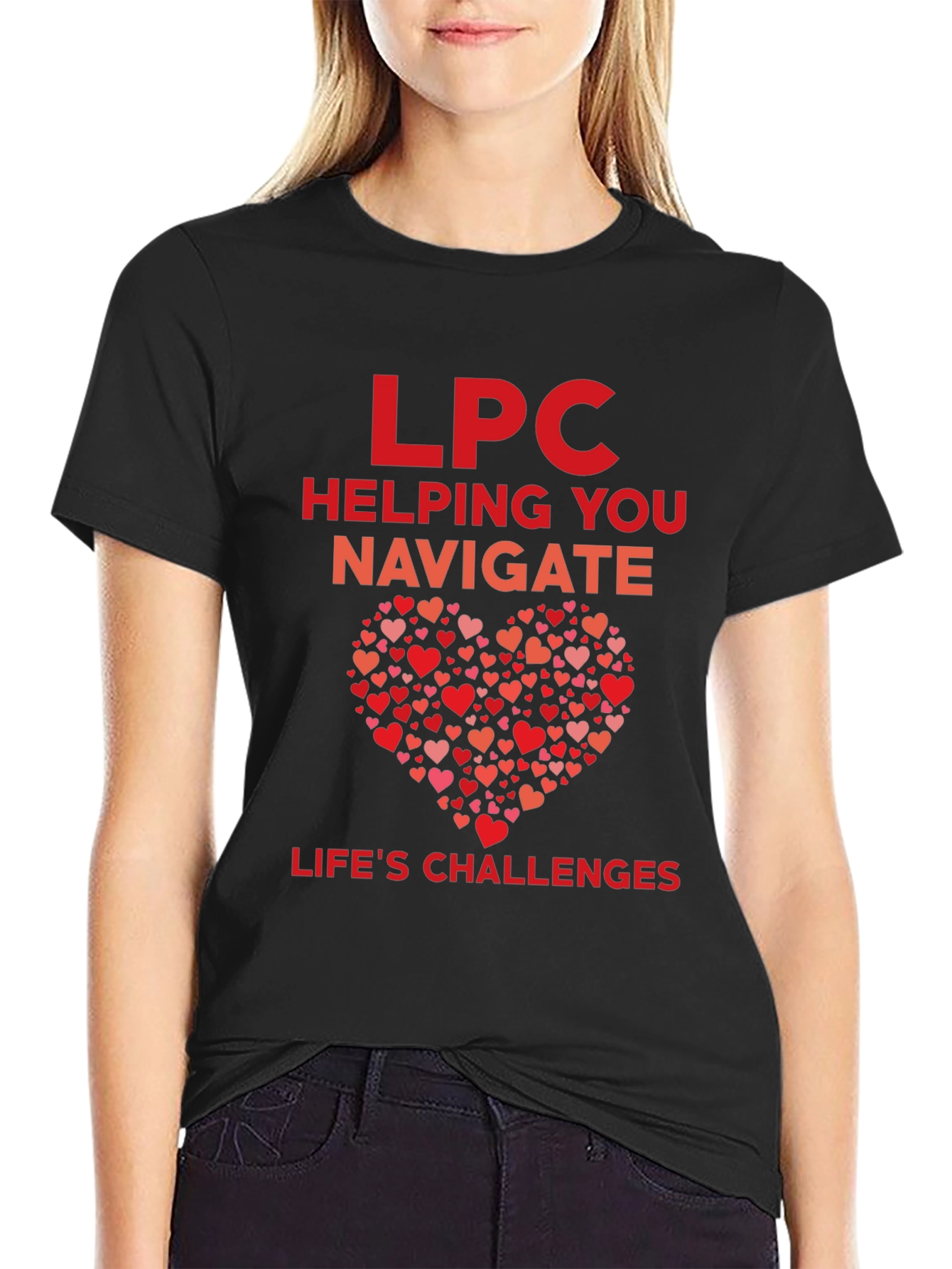 LPC Helping You Navigate Lifes Challenges Graphic Tee