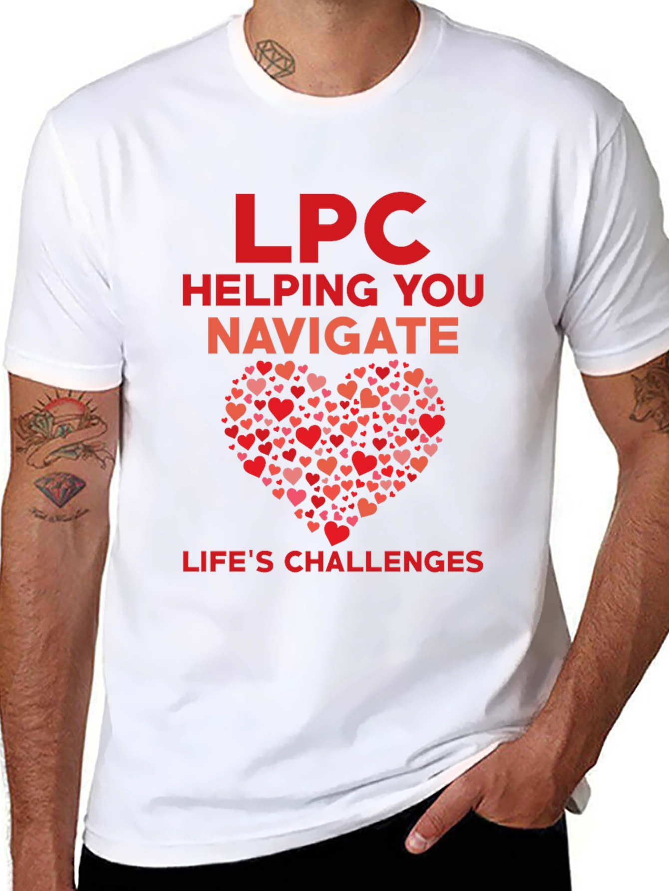 LPC Helping You Navigate Lifes Challenges Graphic Tee