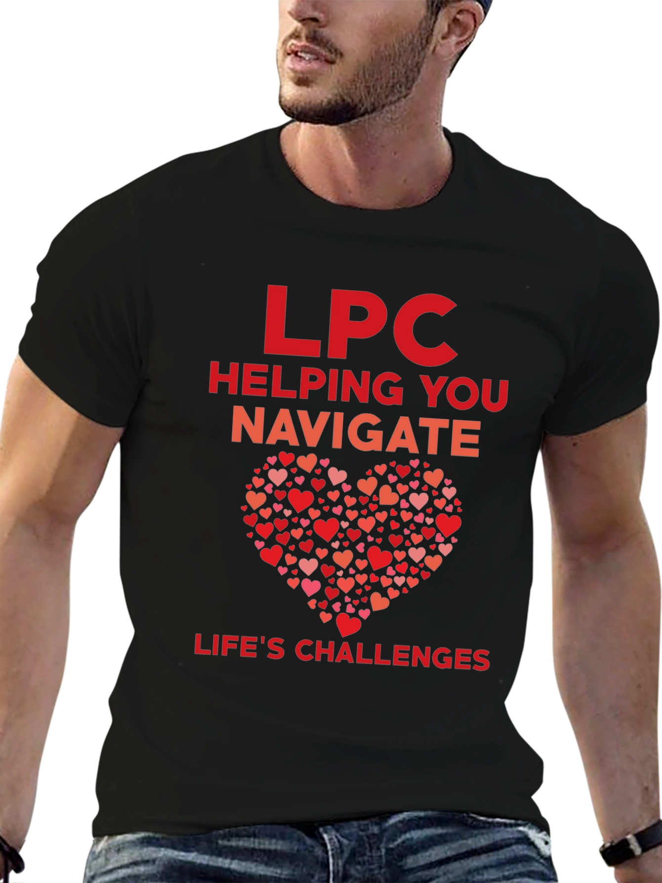 LPC Helping You Navigate Lifes Challenges Graphic Tee
