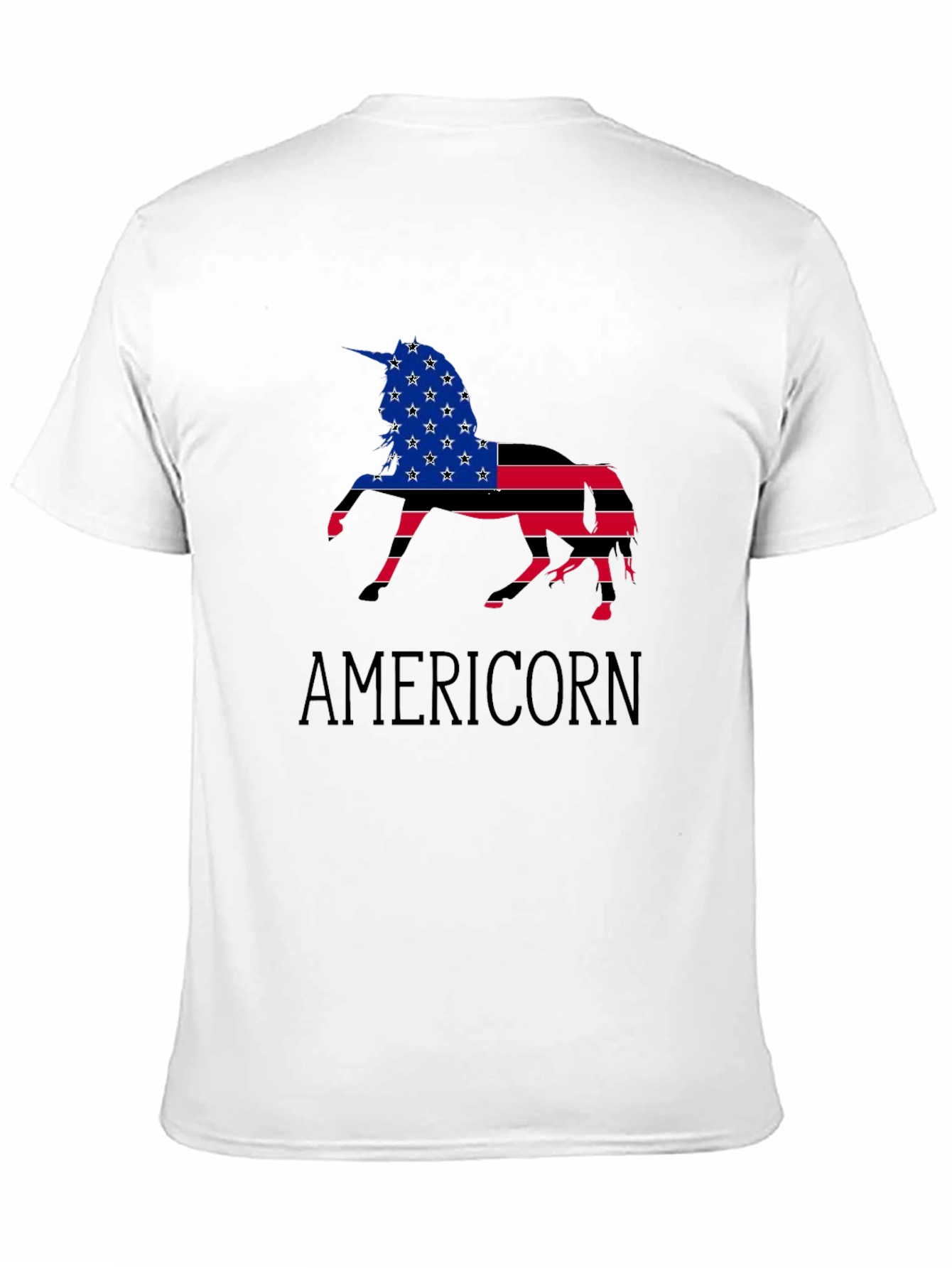 Americorn USA Flag Graphic Tee