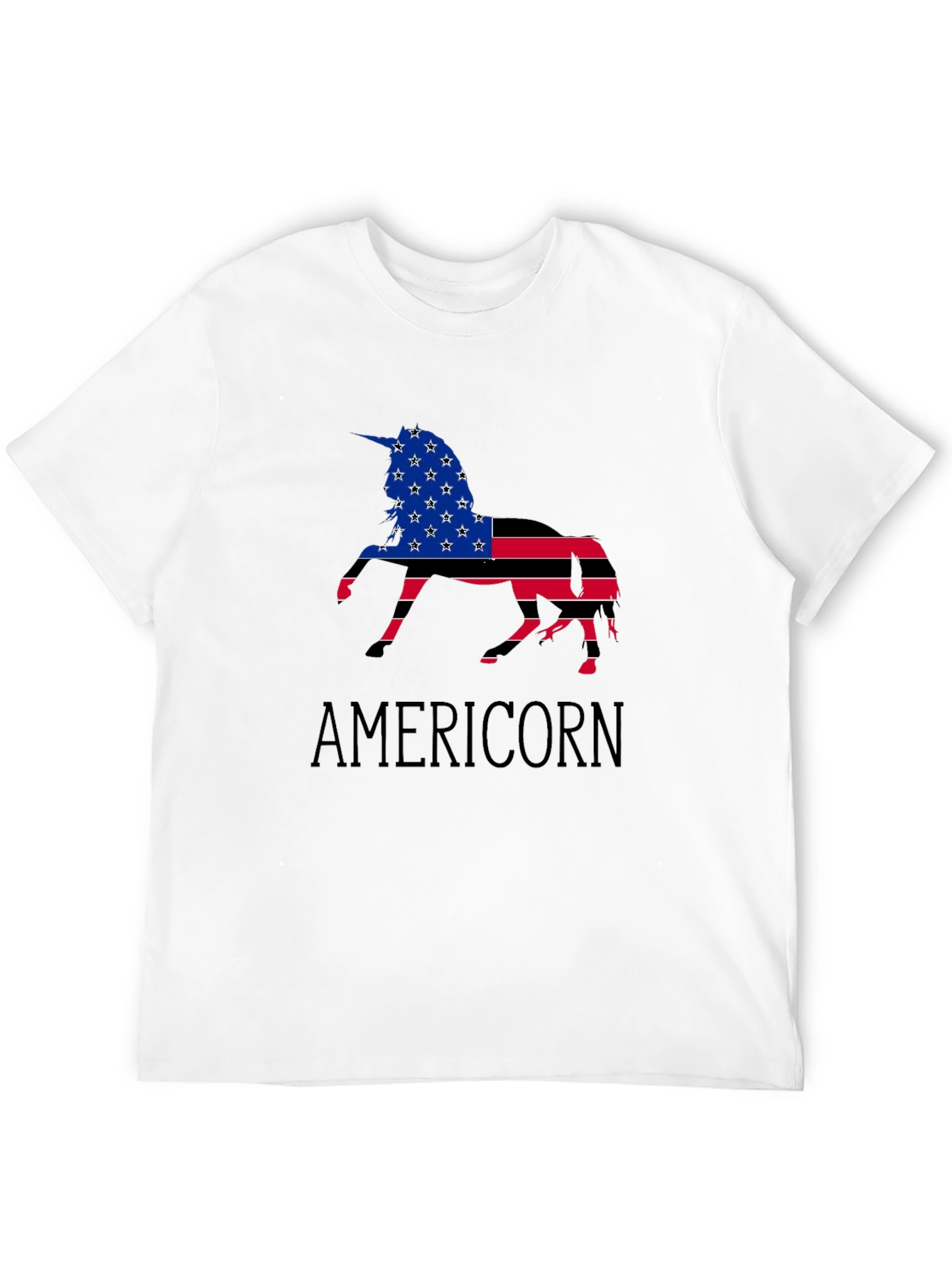 Americorn USA Flag Graphic Tee