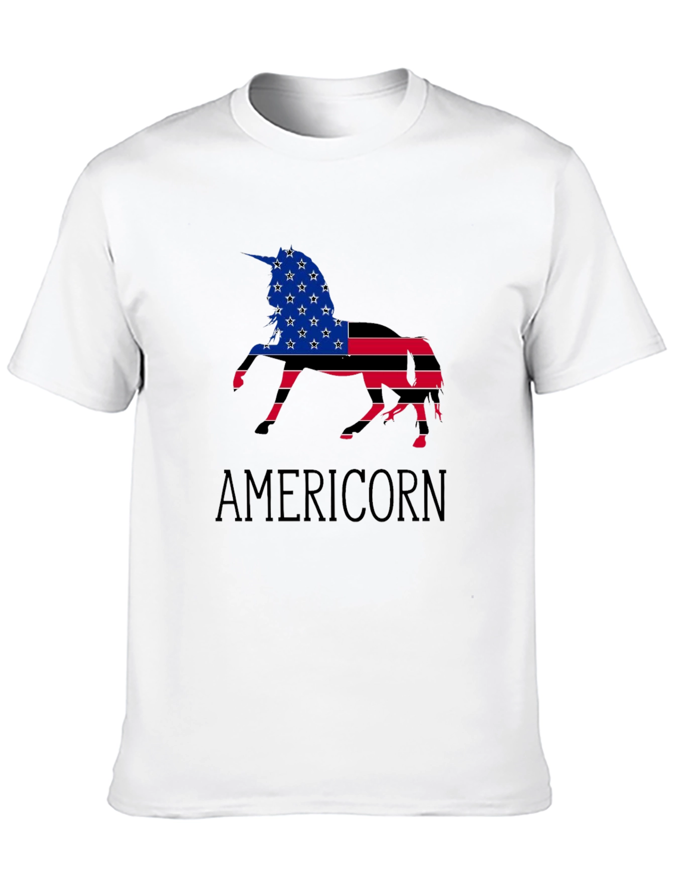 Americorn USA Flag Graphic Tee