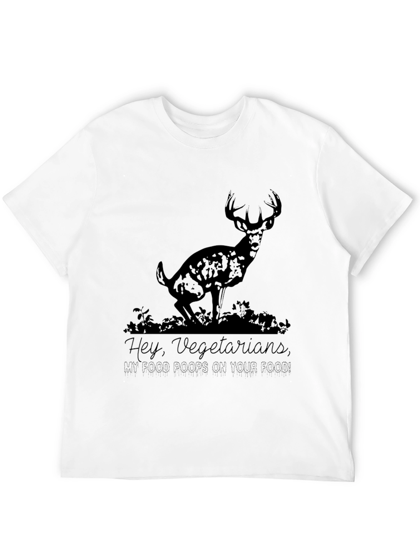 Humorous Vegetarian Deer T-Shirt