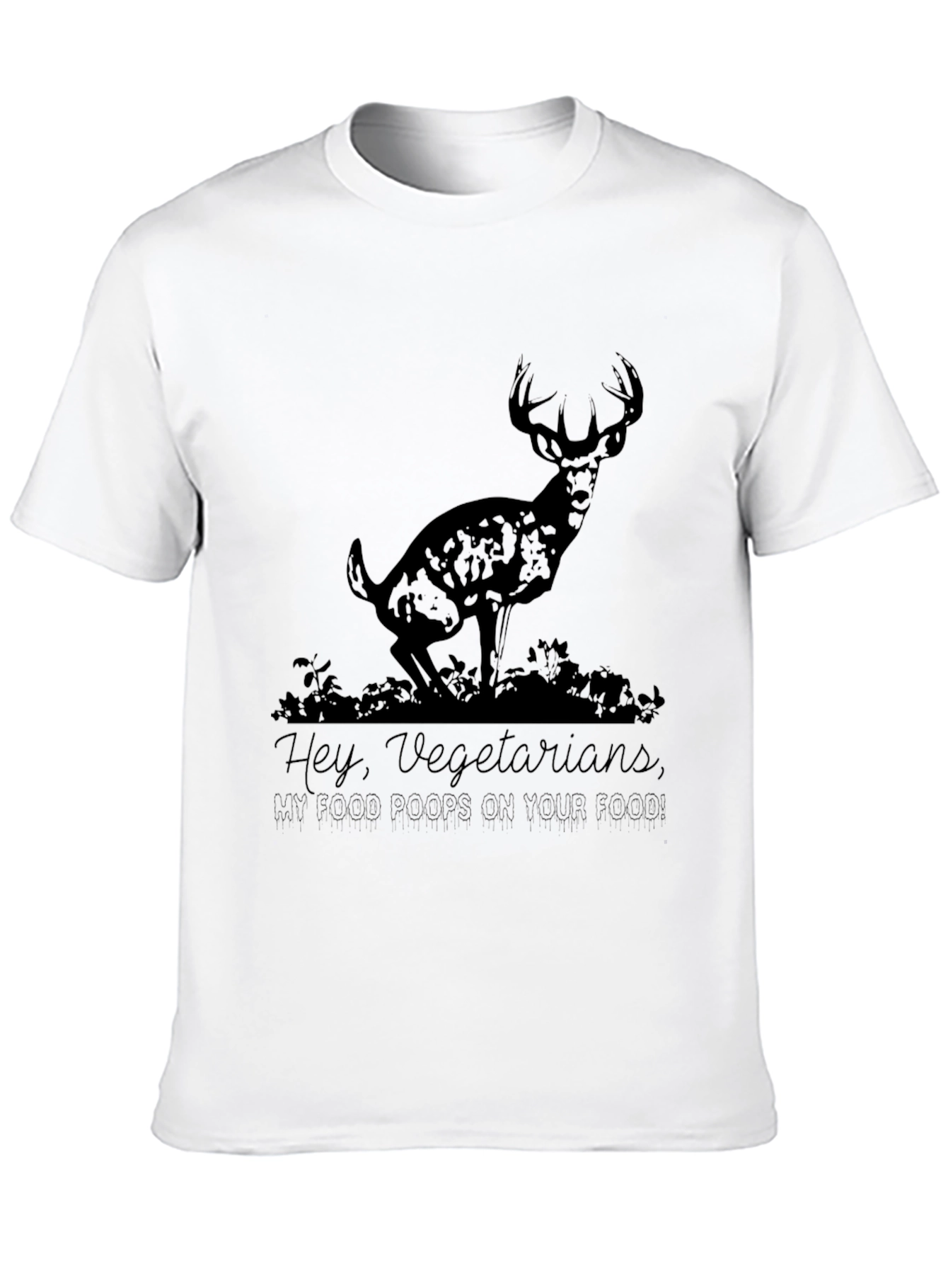 Humorous Vegetarian Deer T-Shirt