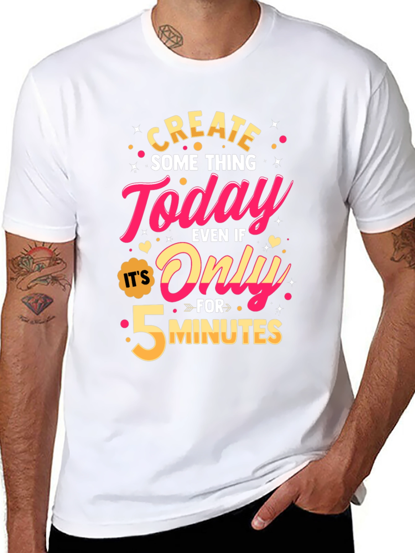 Create Something Today Graphic T-Shirt