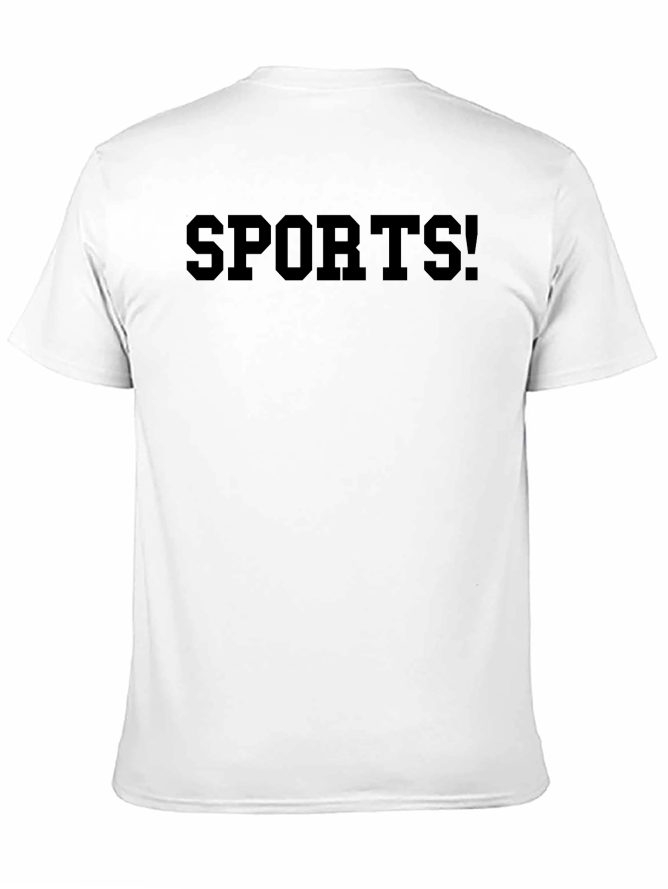Sports! Black Graphic Tee Shirt