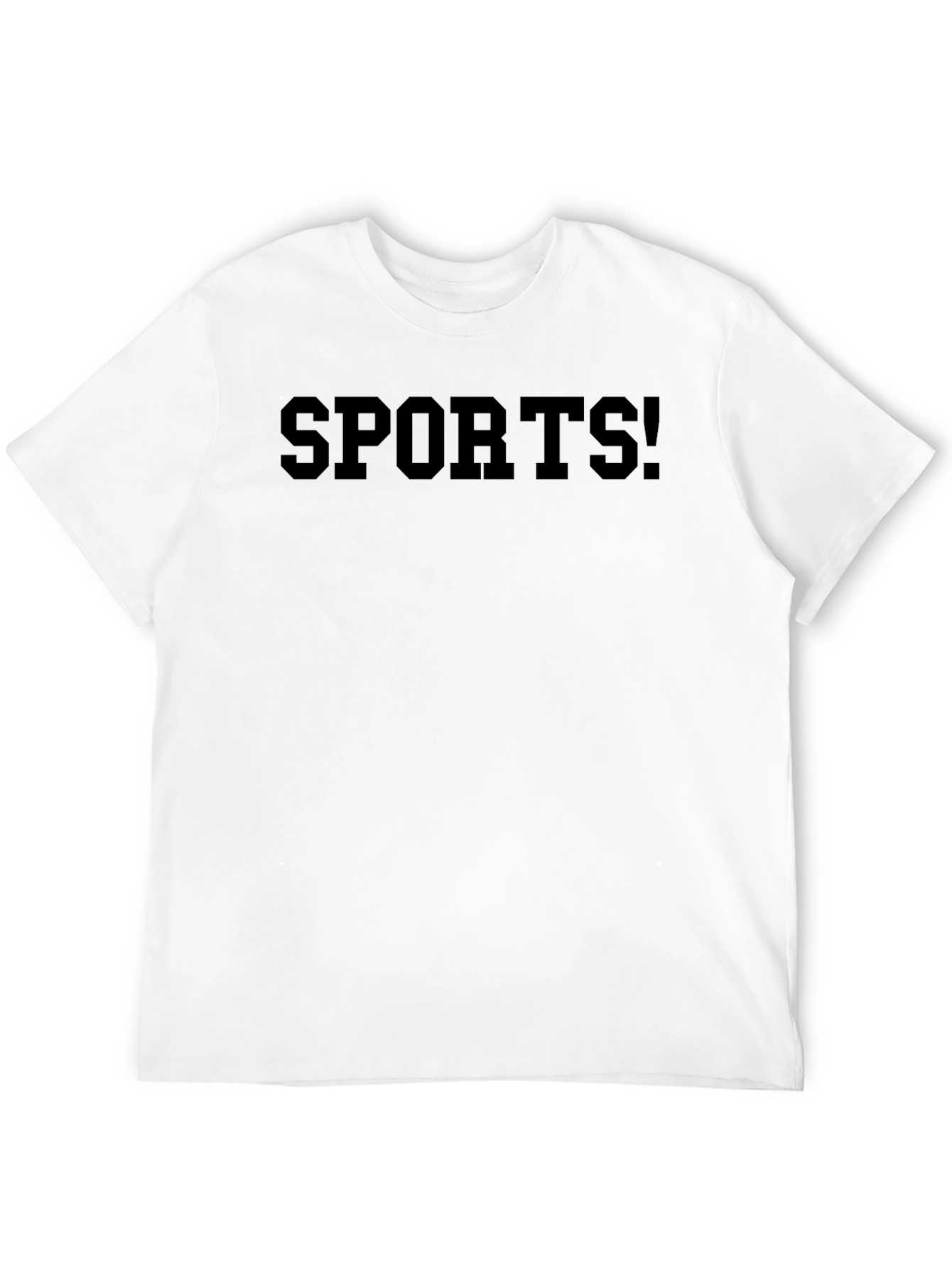 Sports! Black Graphic Tee Shirt