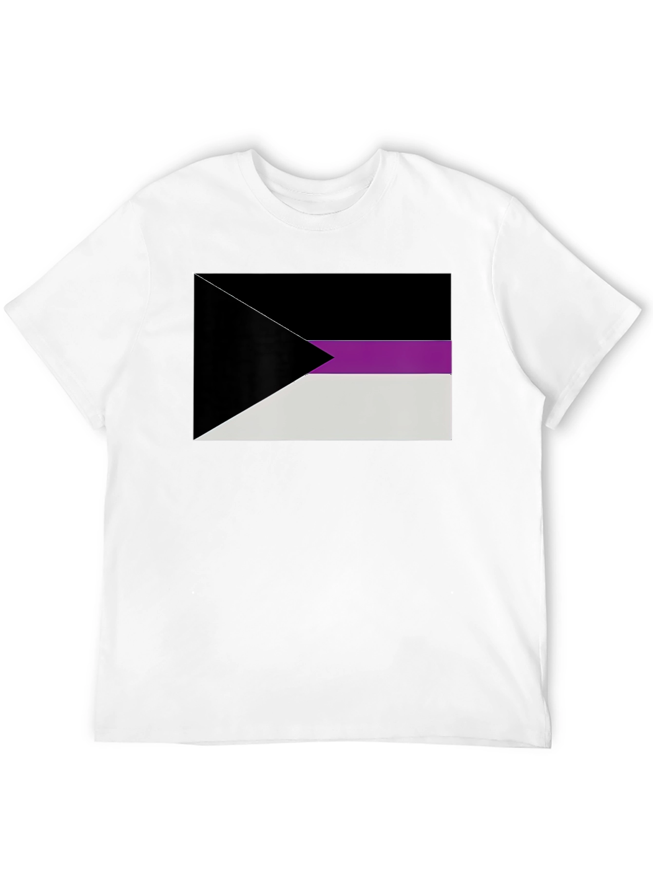 Demisexual Pride Flag T-Shirt - Black
