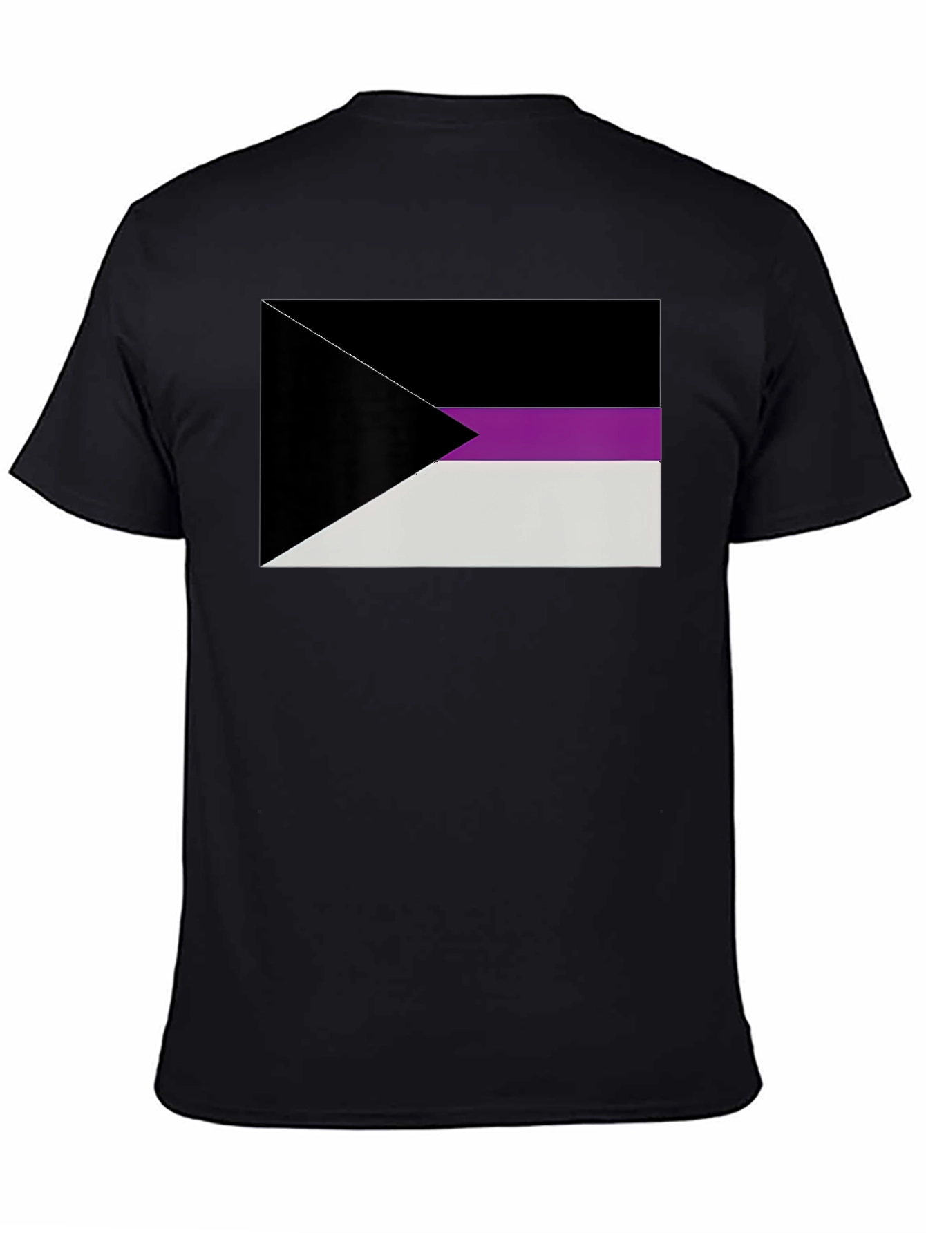 Demisexual Pride Flag T-Shirt - Black