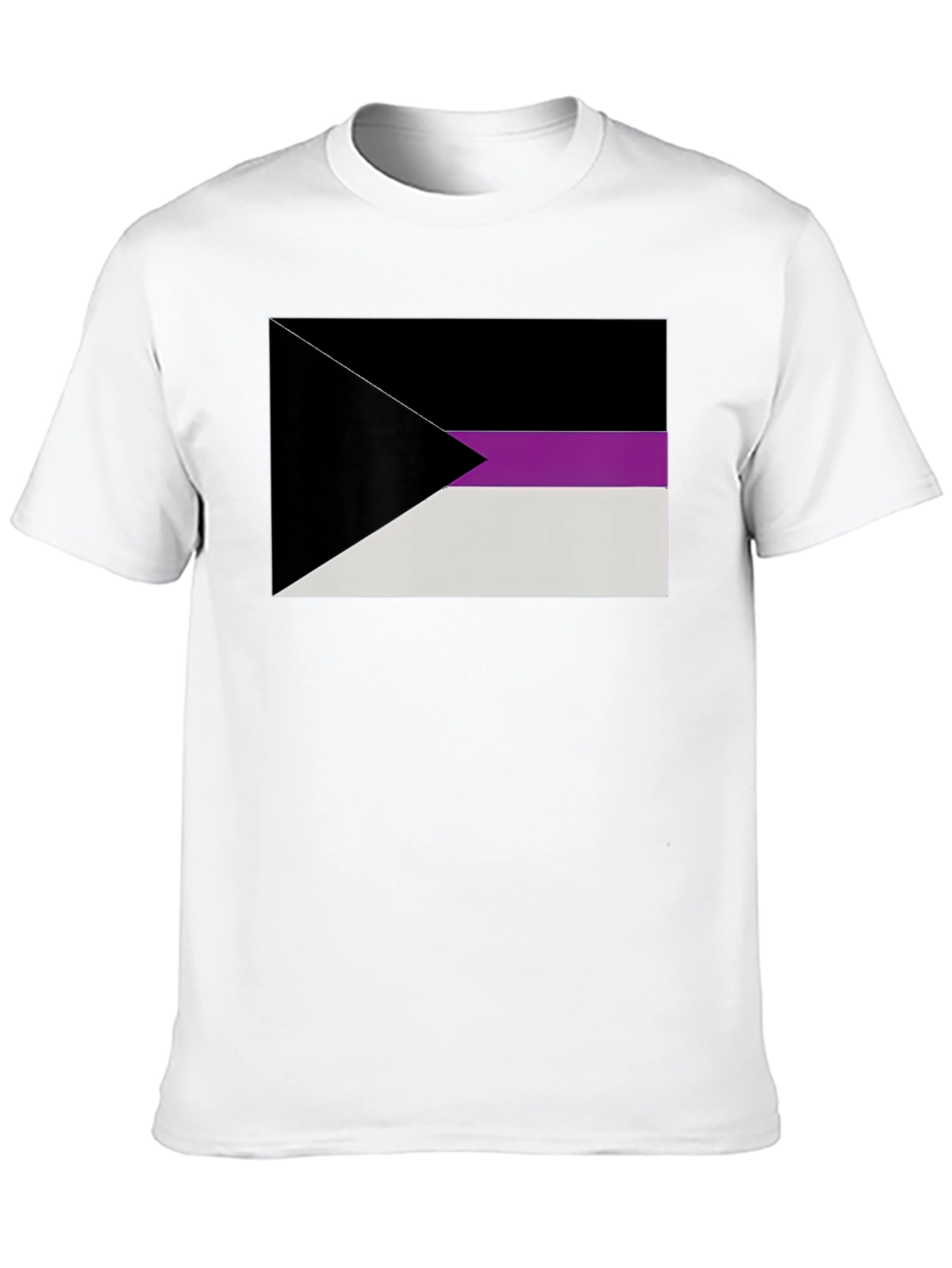 Demisexual Pride Flag T-Shirt - Black