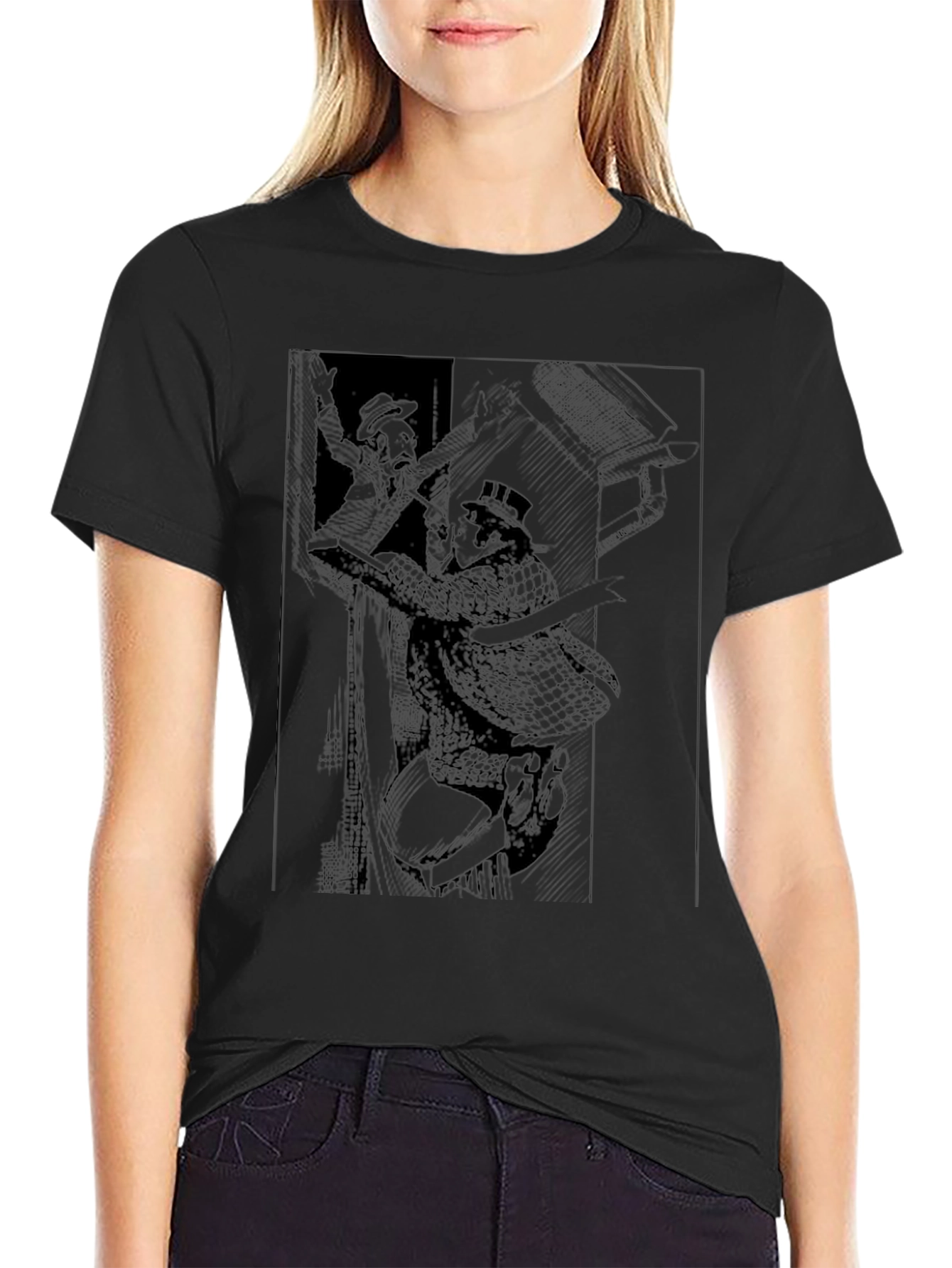 Retro Illustration Tee - Mystery Man