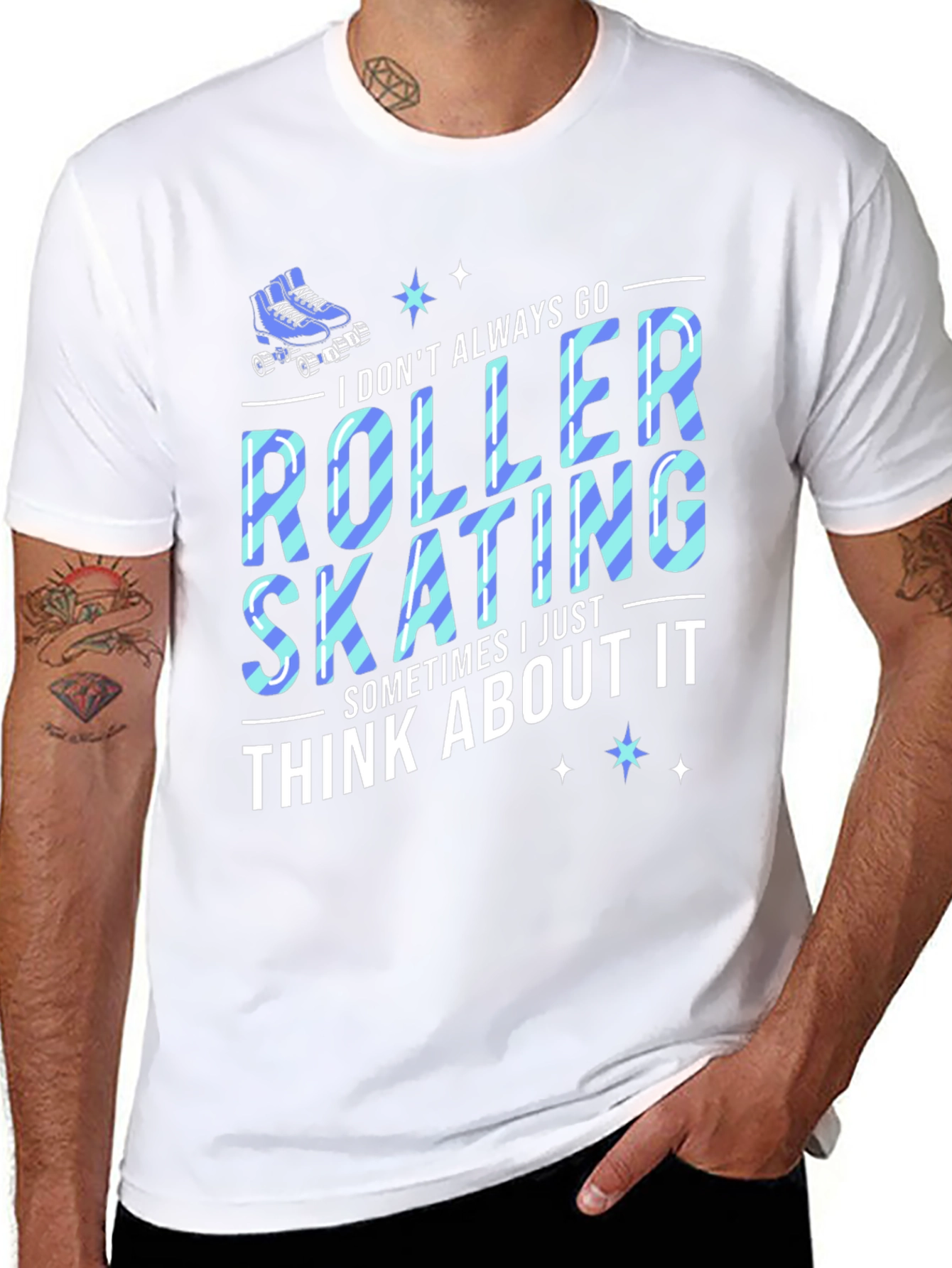 Roller Skating T-Shirt: I Think About It