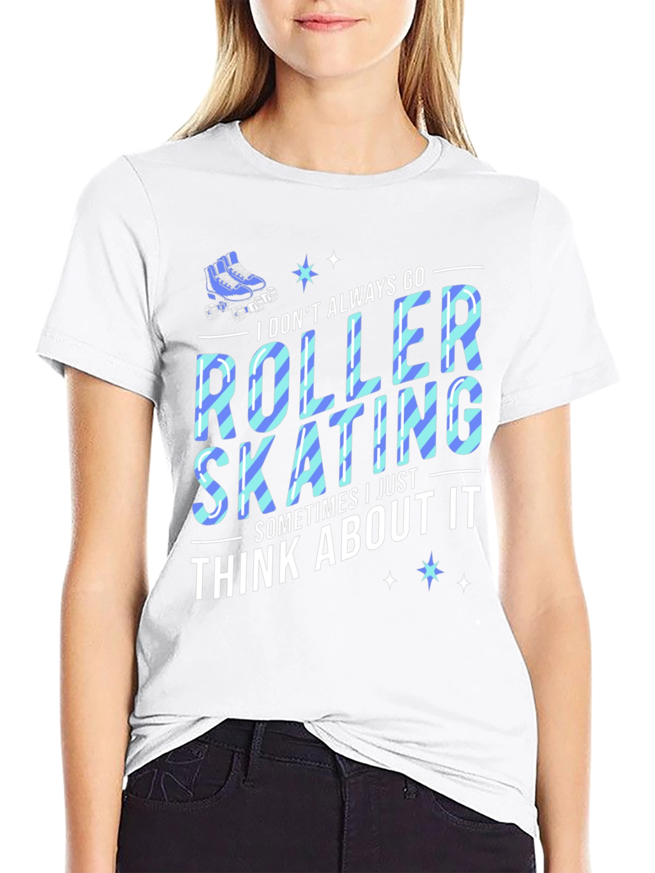 Roller Skating T-Shirt: I Think About It