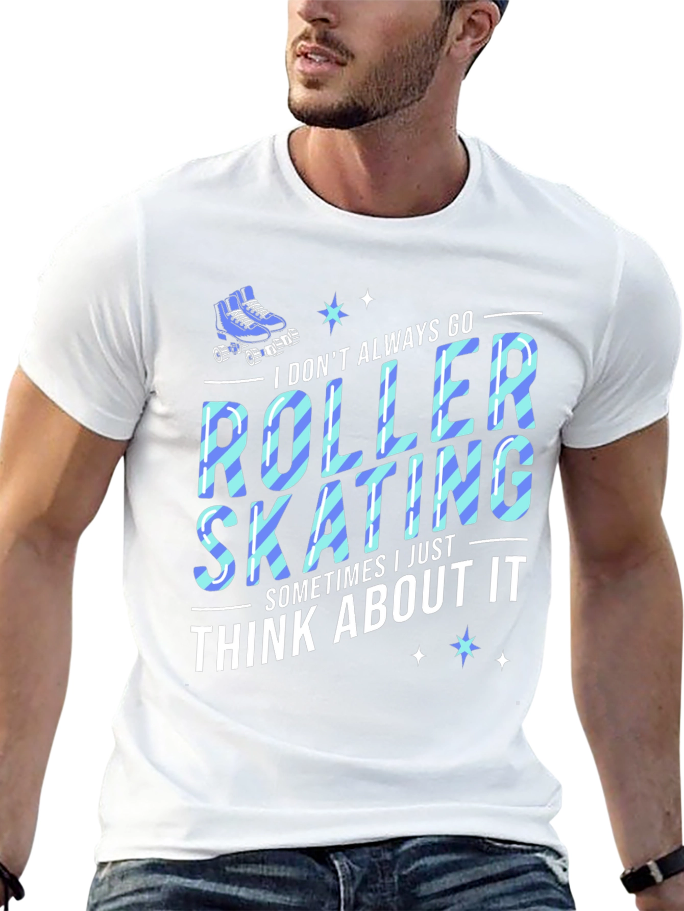 Roller Skating T-Shirt: I Think About It