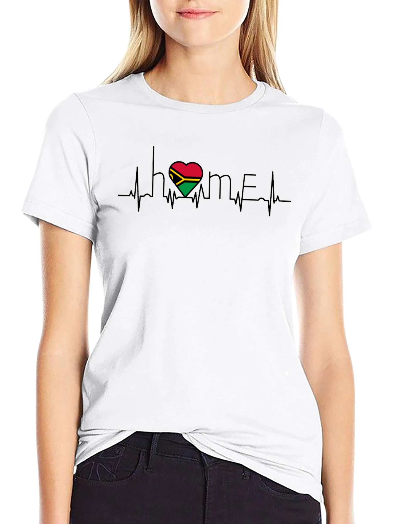 Heartbeat Vanuatu Home Graphic Tee