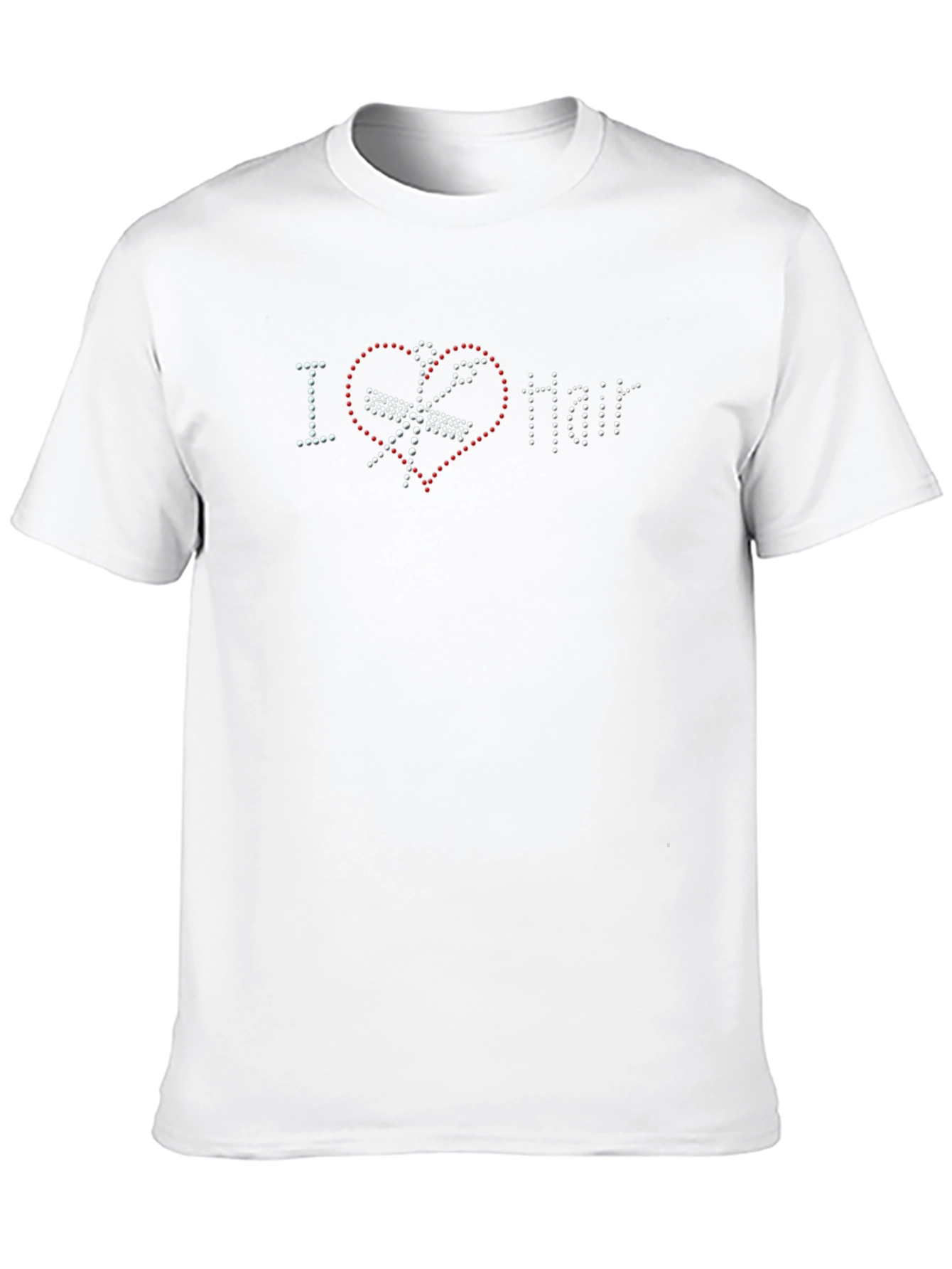 I Heart Hair Stylist T-Shirt - Black