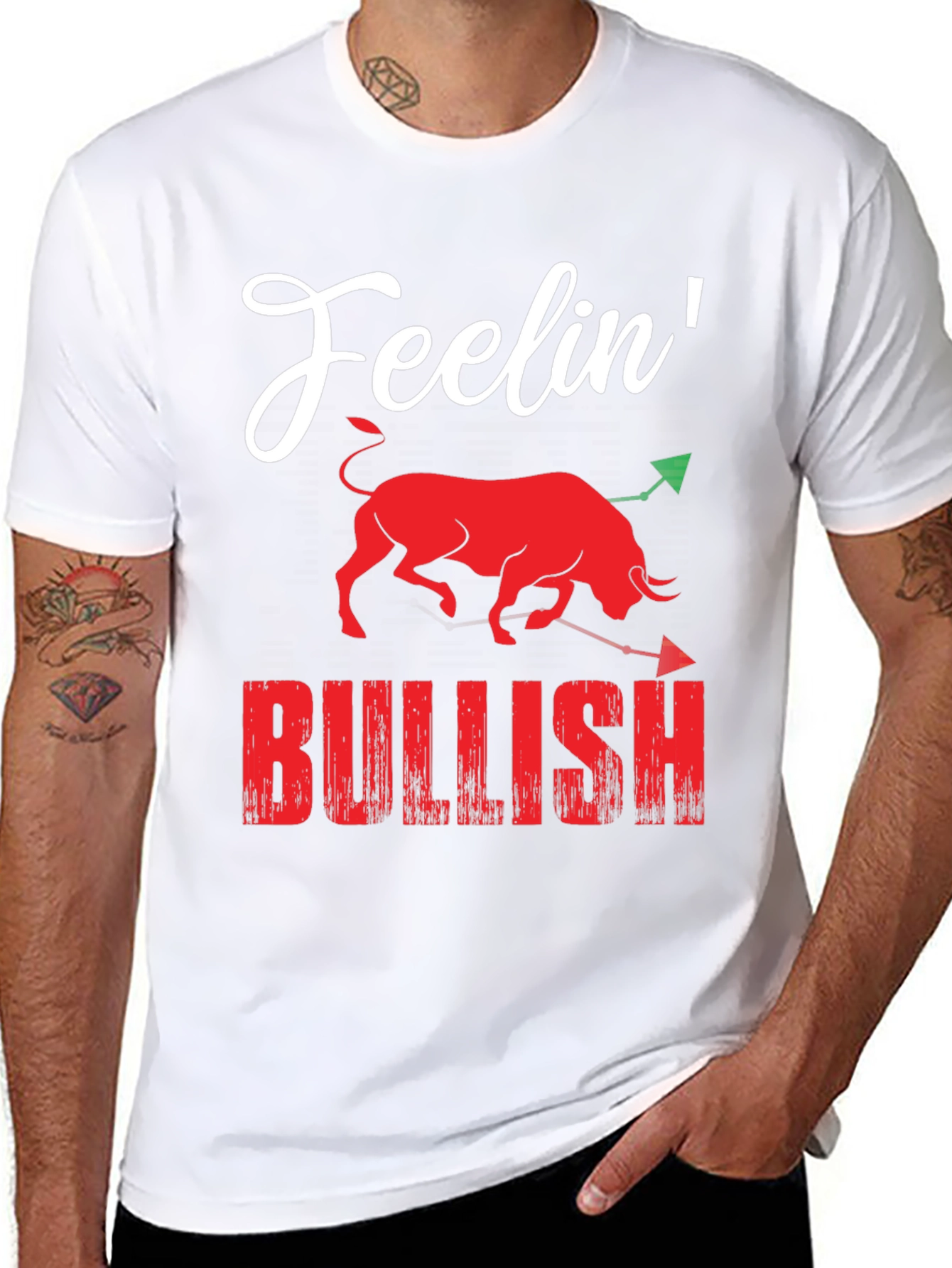 Feelin Bullish Graphic T-Shirt