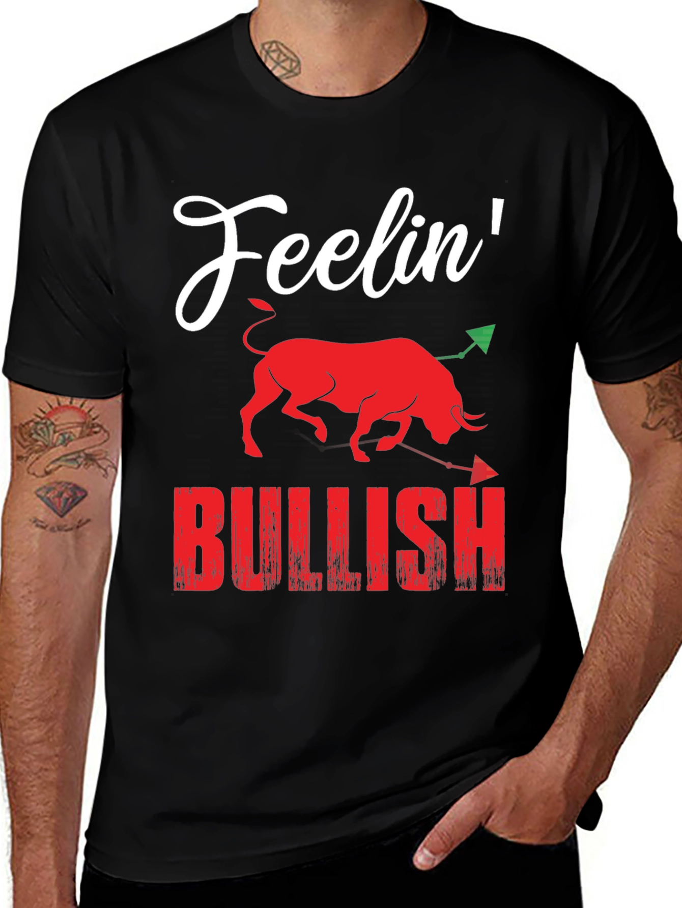 Feelin Bullish Graphic T-Shirt