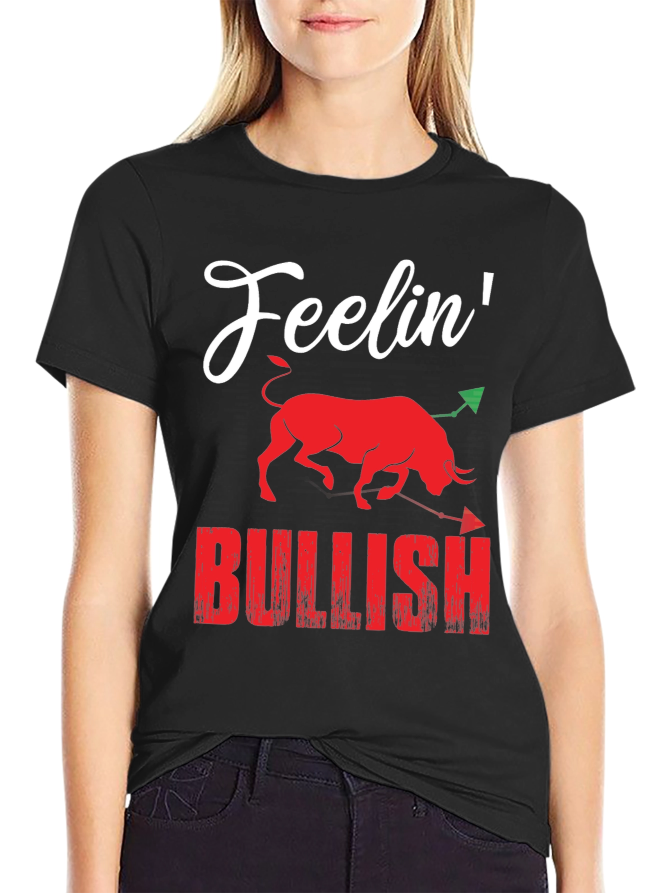 Feelin Bullish Graphic T-Shirt