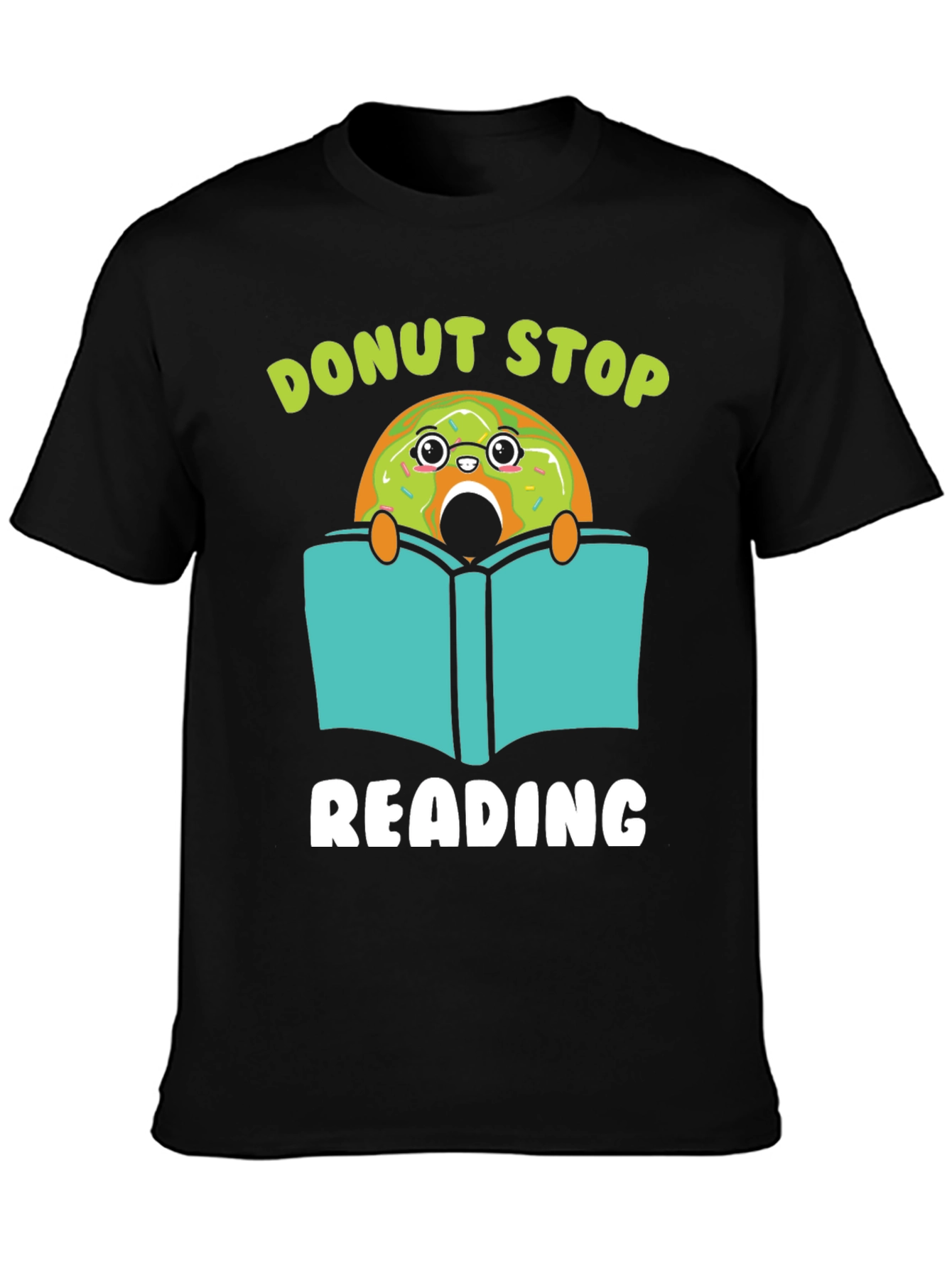 Donut Stop Reading Graphic Tee