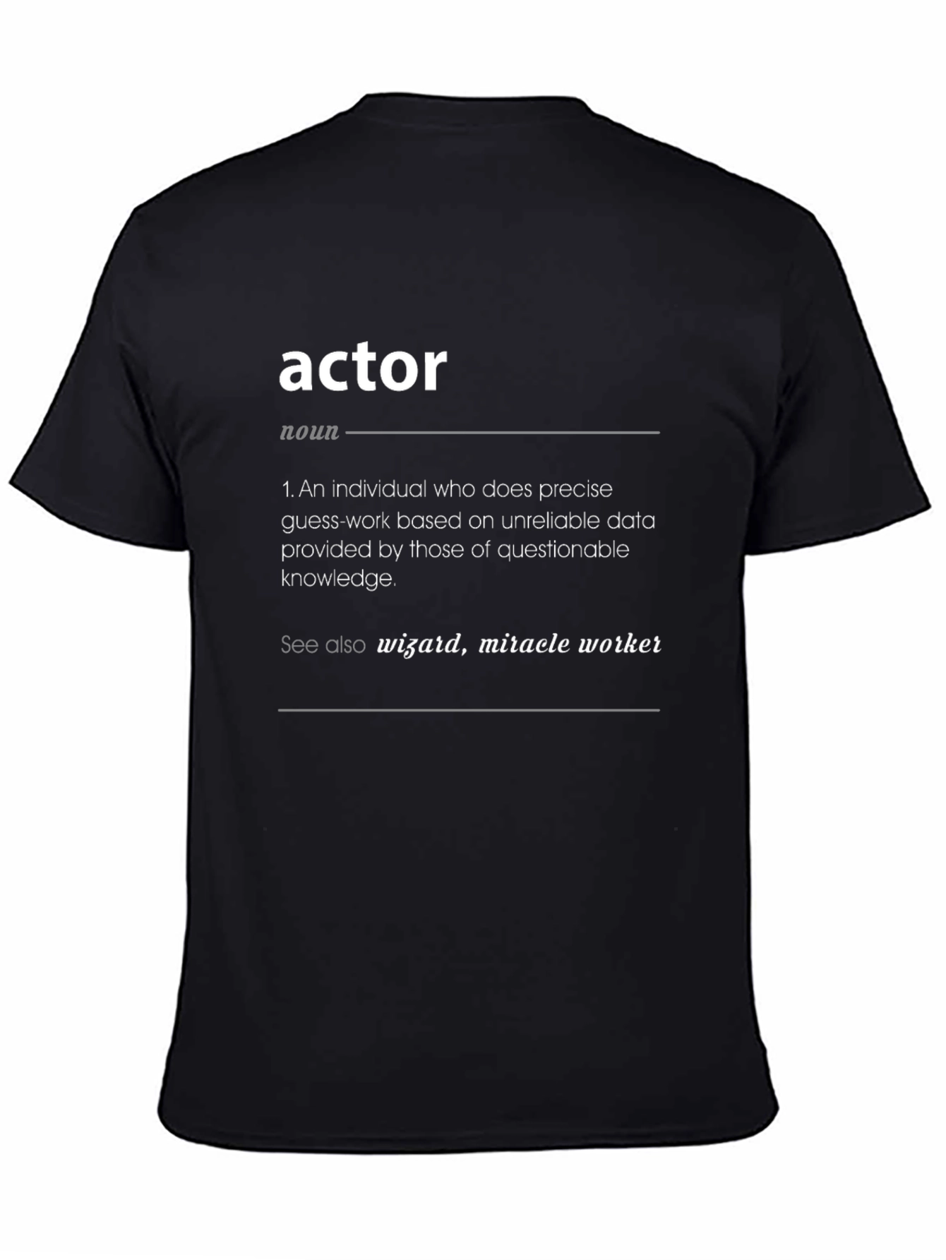 Actor Definition T-Shirt