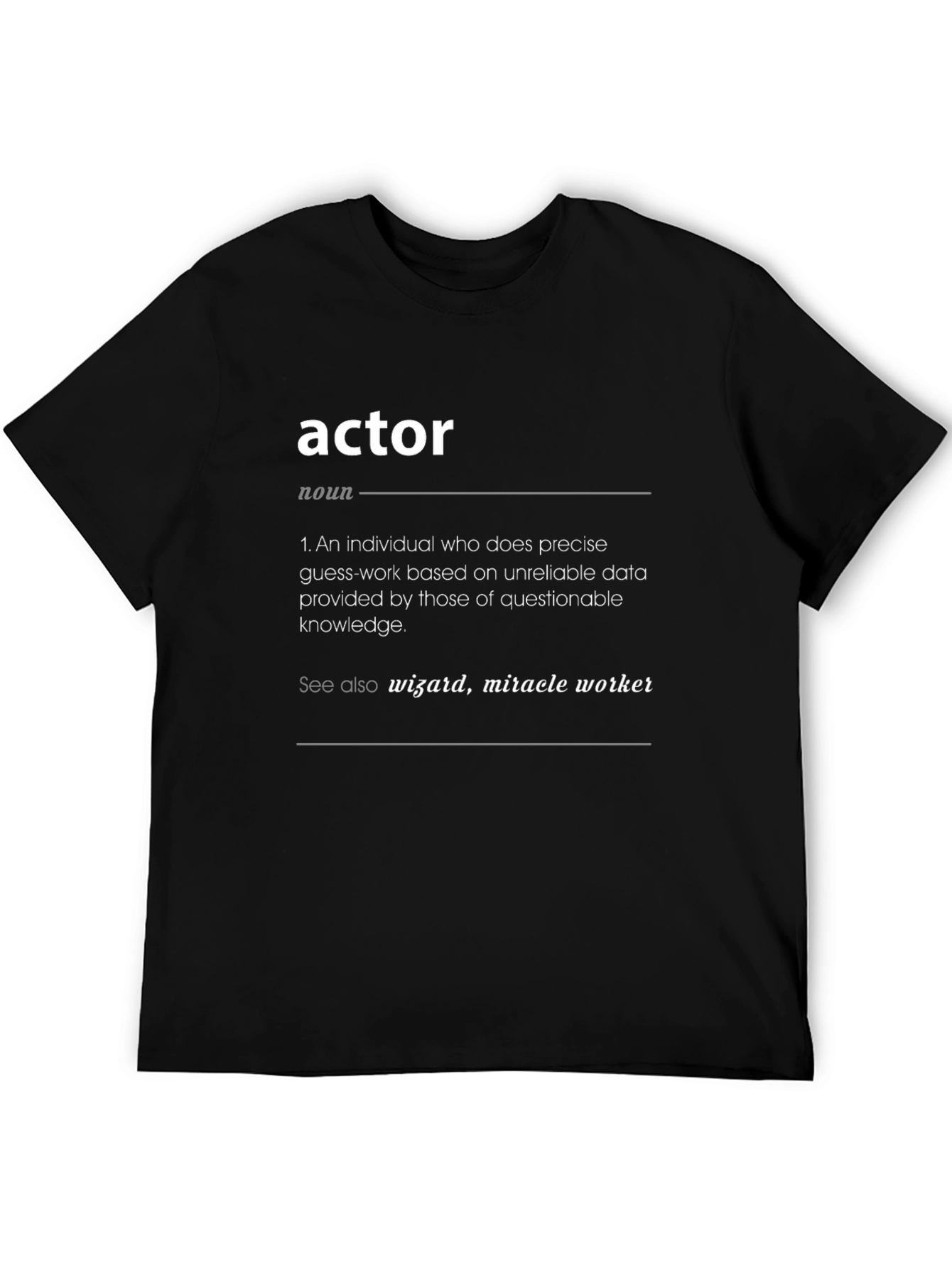 Actor Definition T-Shirt