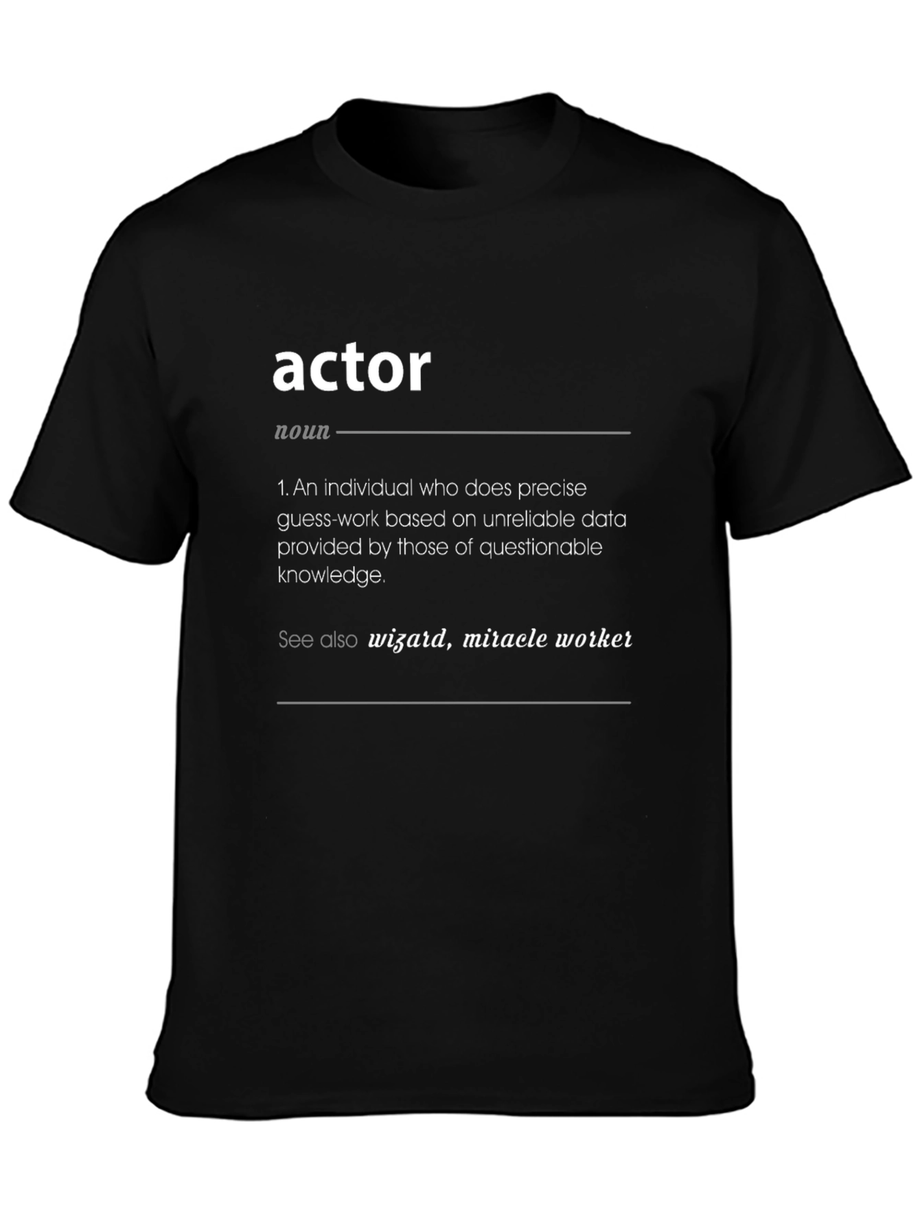 Actor Definition T-Shirt