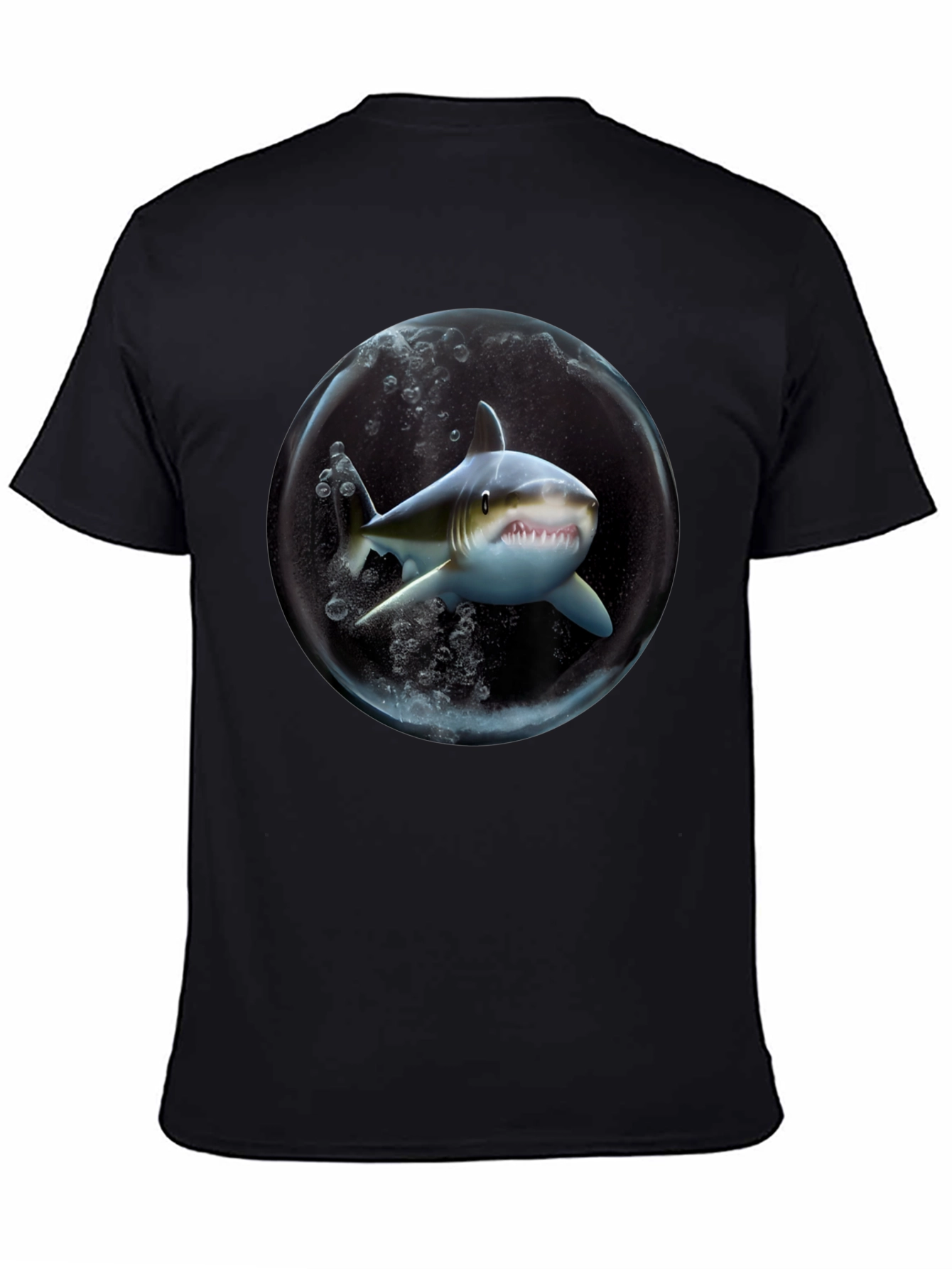 Shark in a Bubble Graphic T-Shirt