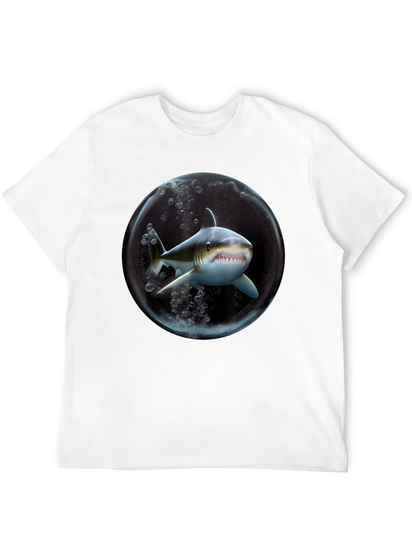 Shark in a Bubble Graphic T-Shirt