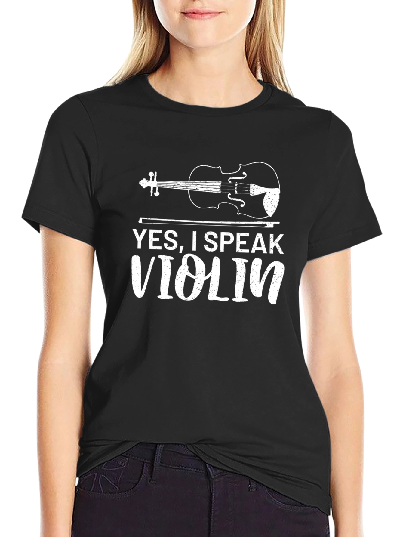 Yes I Speak Violin - Musicians Graphic T-Shirt