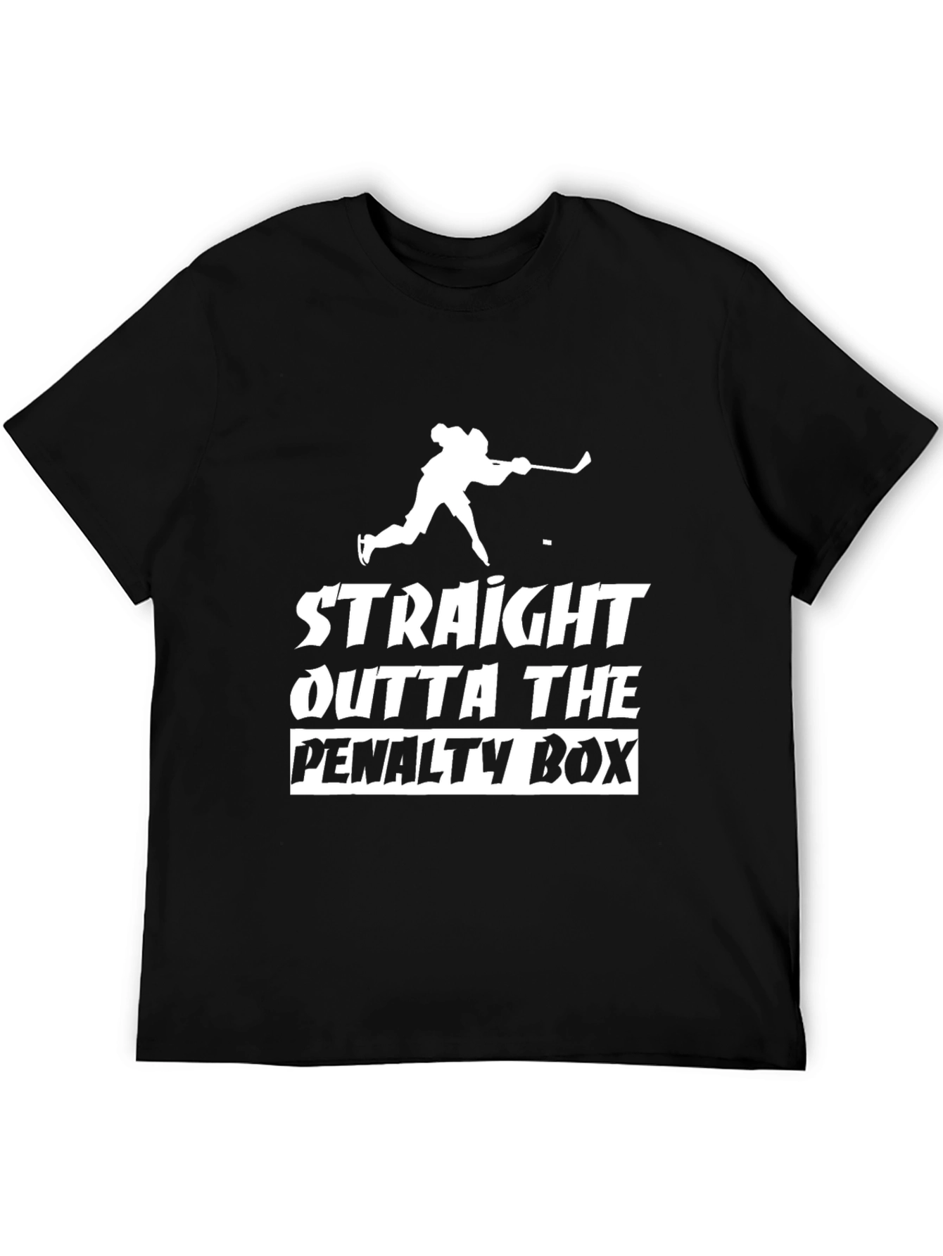 Straight Outta The Penalty Box T-Shirt Hockey Player Gift
