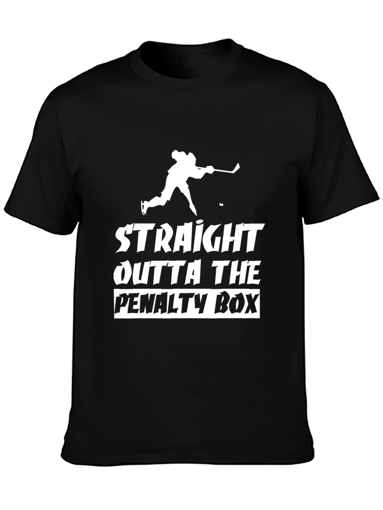 Straight Outta The Penalty Box T-Shirt Hockey Player Gift