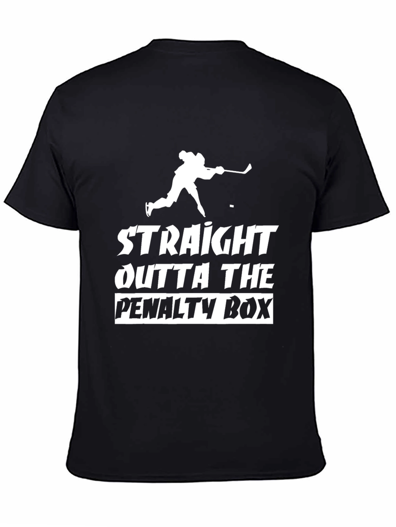 Straight Outta The Penalty Box T-Shirt Hockey Player Gift
