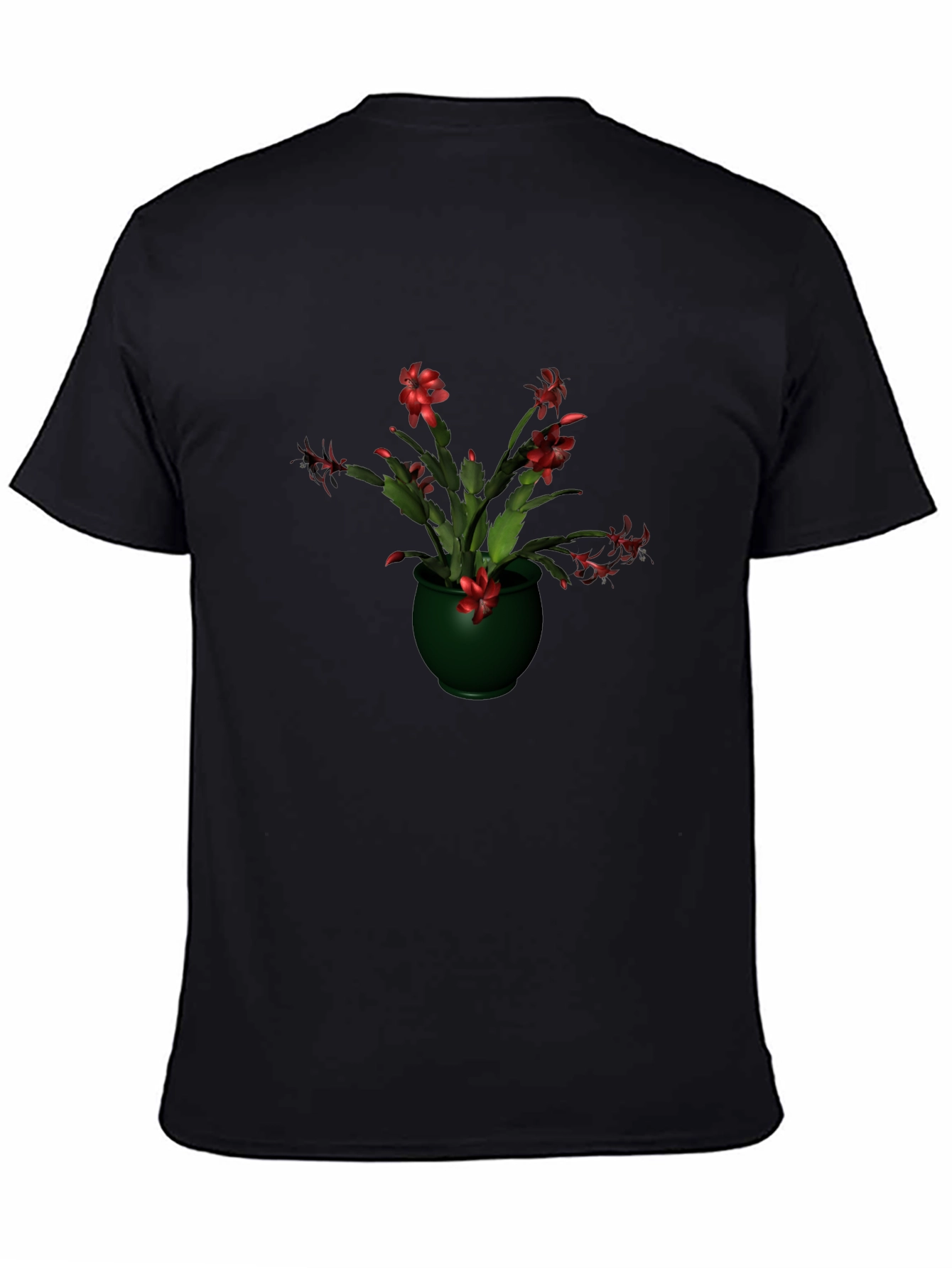 Festive Floral Potted Plant T-Shirt