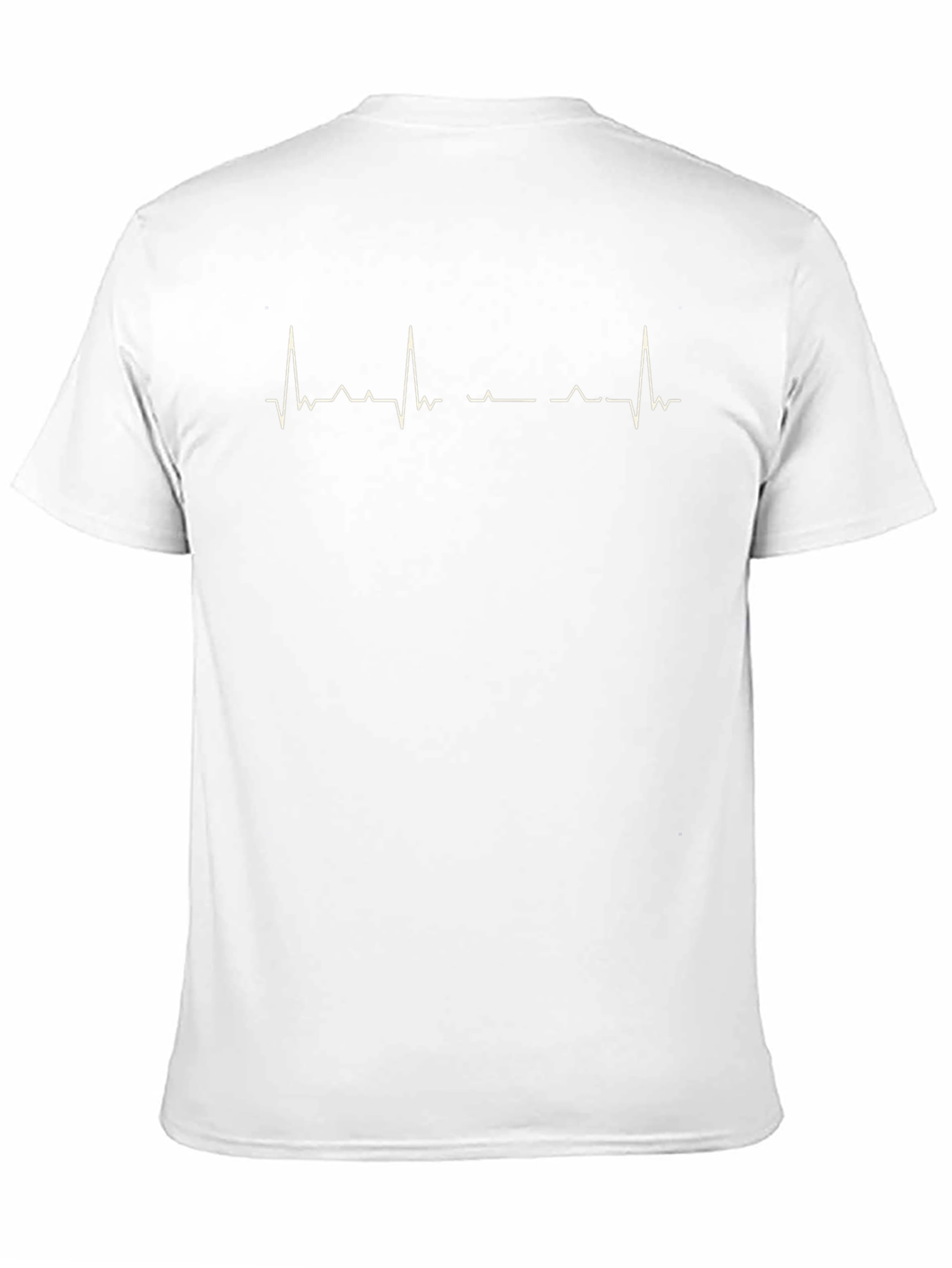 Heartbeat Lifeline Graphic Tee - Black Crew Neck